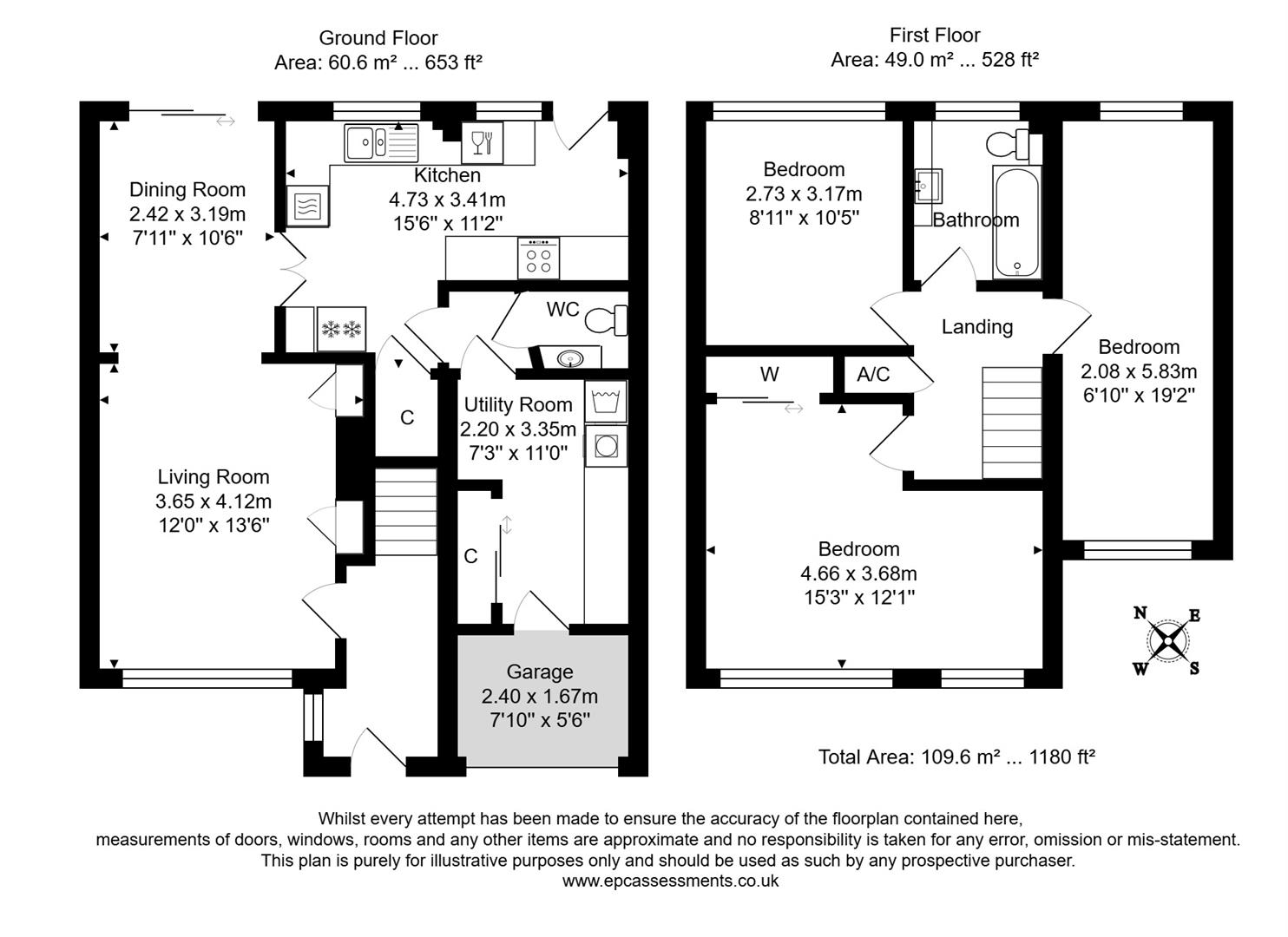 10, Wessex Close, Calne floorplan