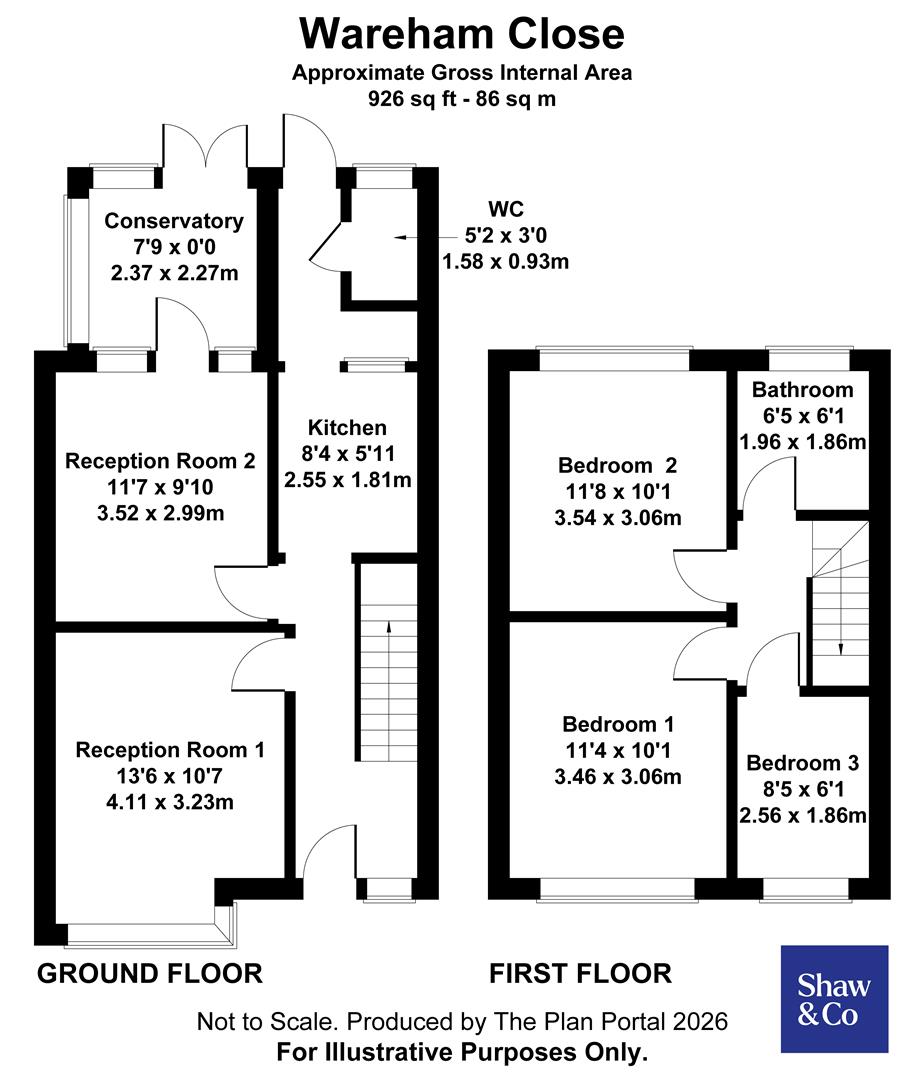 10, Wareham Close, Hounslow floorplan