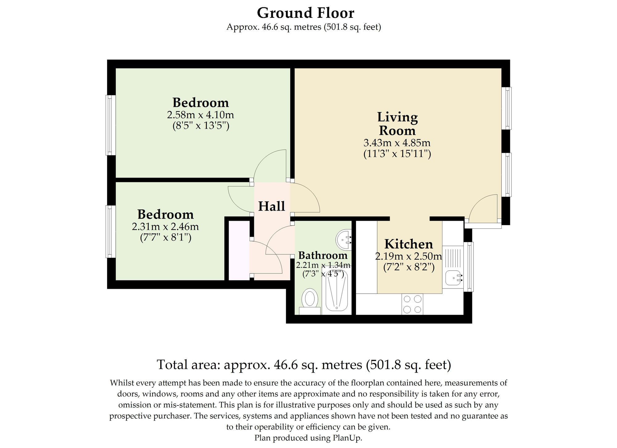 48 Baxter Court, Norwich floorplan