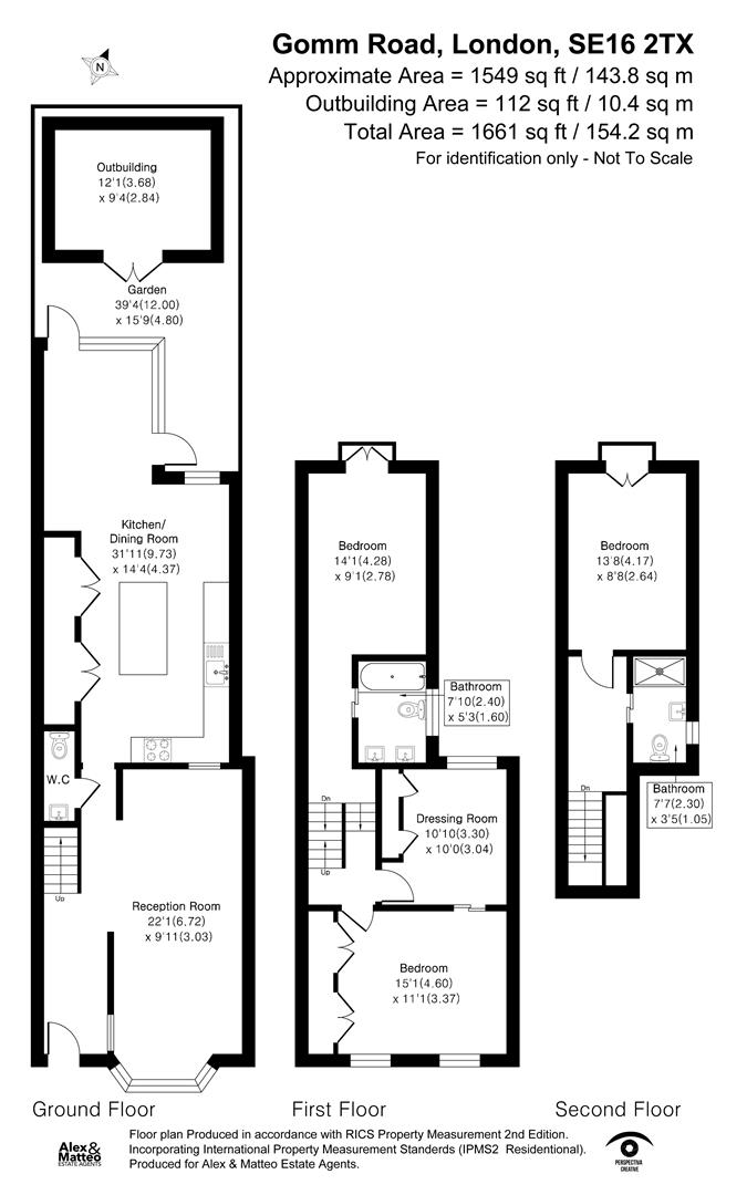 12, Gomm Road, London floorplan