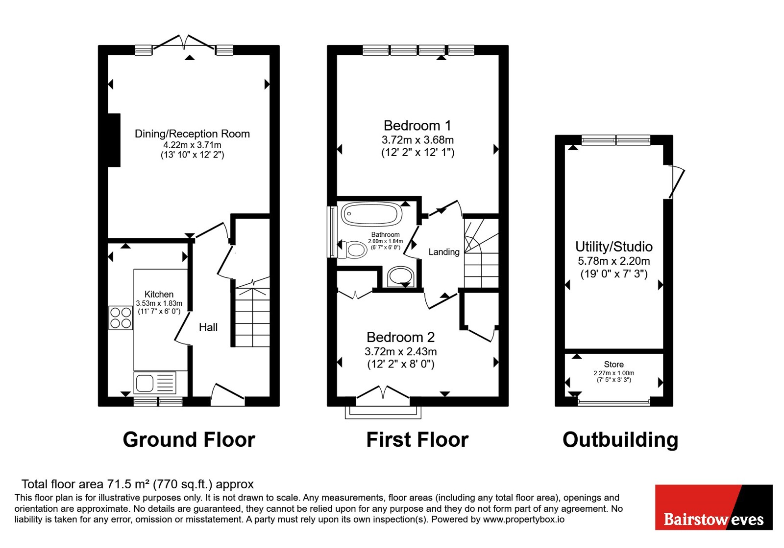 5, Pine Close, London floorplan
