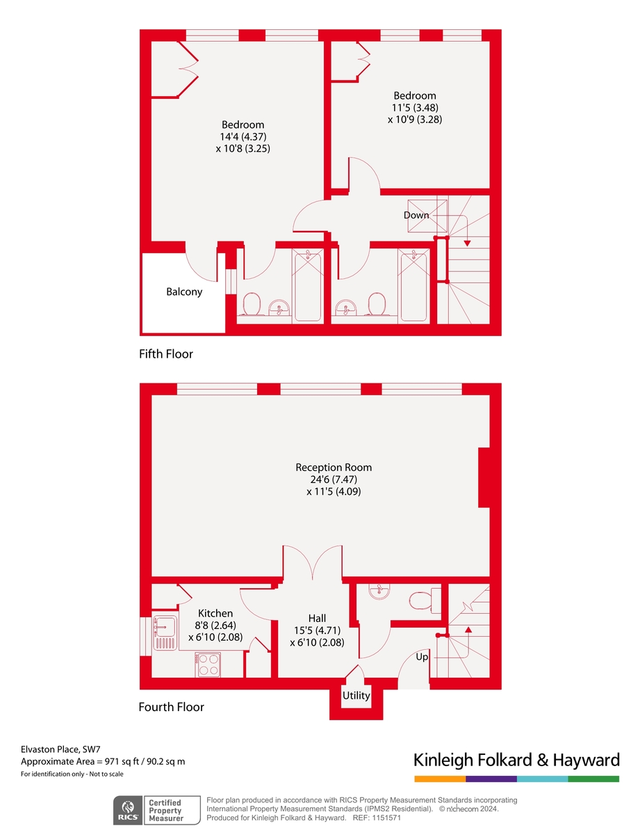 Flat 6, 31, Elvaston Place, London floorplan