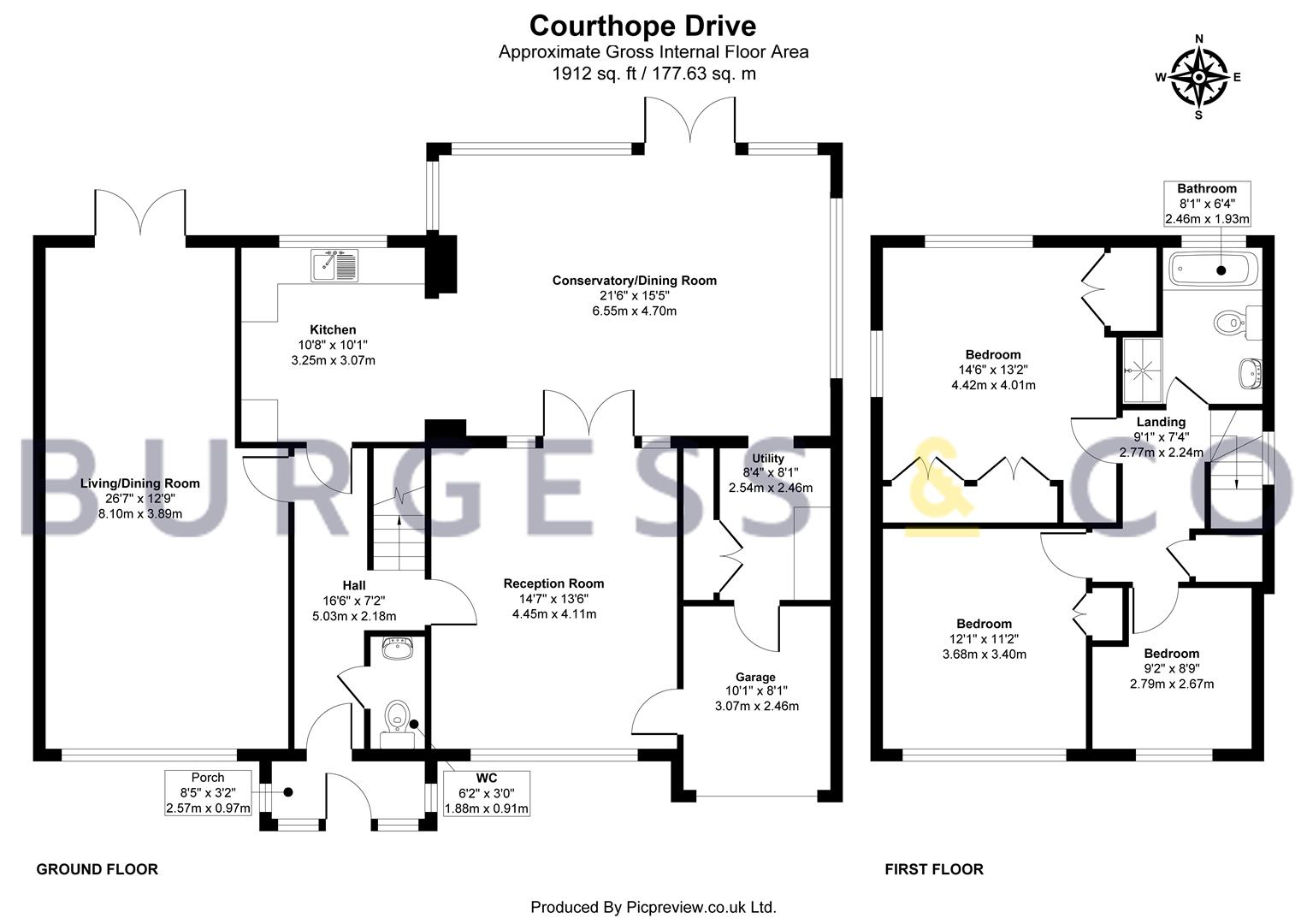 4, Courthope Drive, Bexhill-On-Sea floorplan