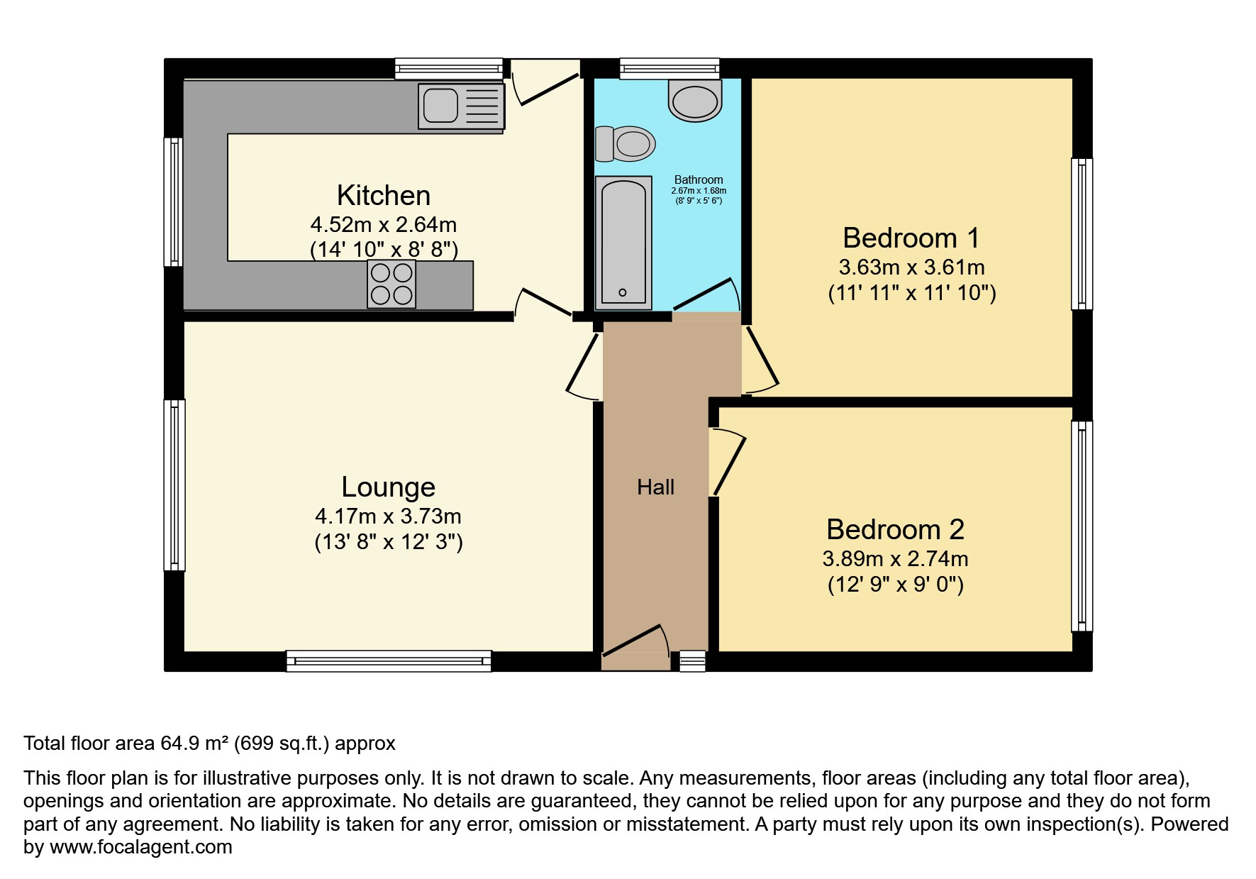 9, Orchard Close, Loughborough floorplan