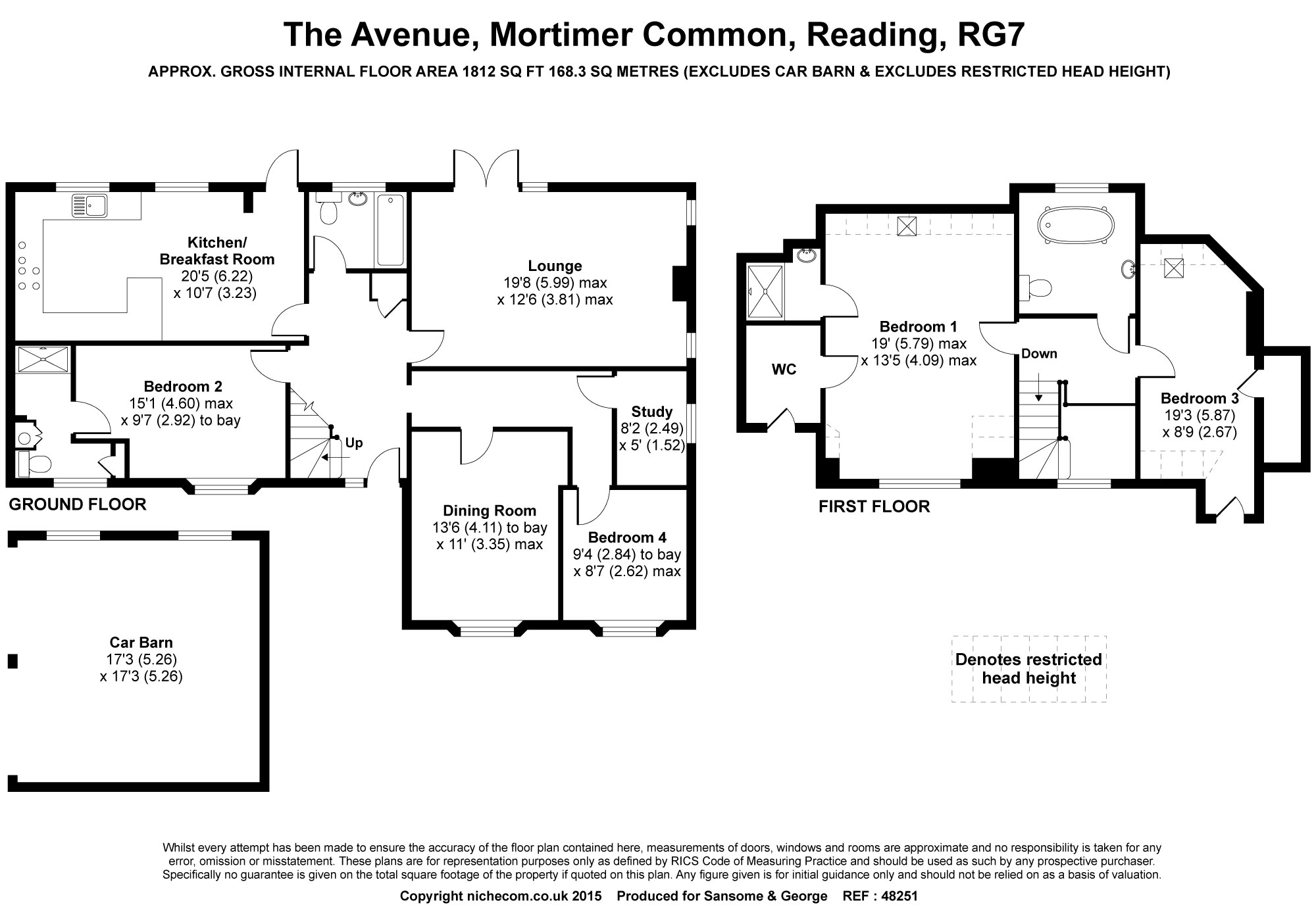 4 Bedrooms Detached house for sale in The Avenue, Mortimer Common, Reading, Berkshire RG7