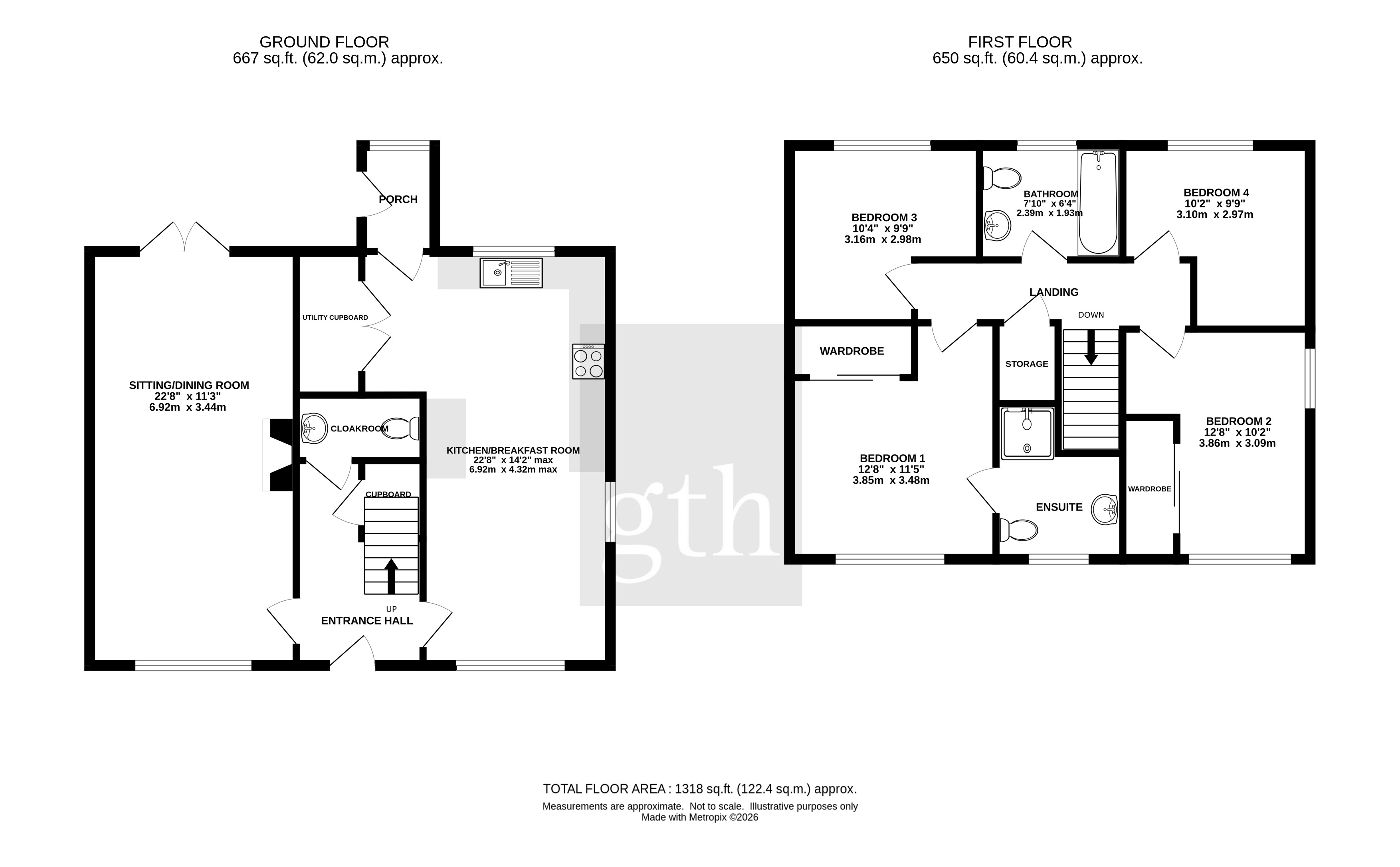 6, Fishers Way, Tiverton floorplan