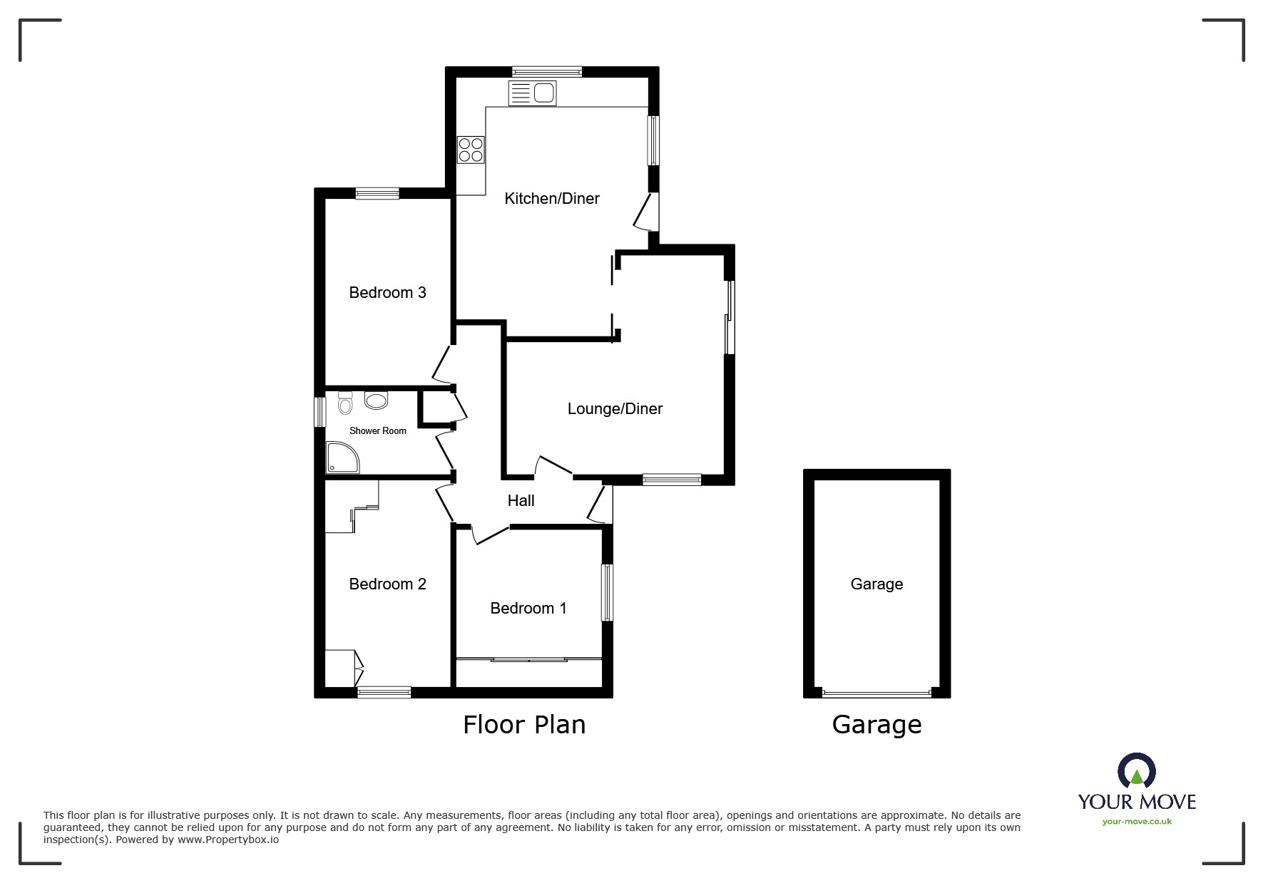 11, Freeman Close, Warwickshire floorplan