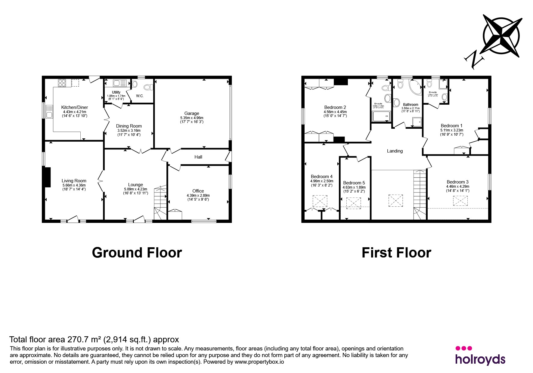 2, High Shann Farm, Keighley floorplan