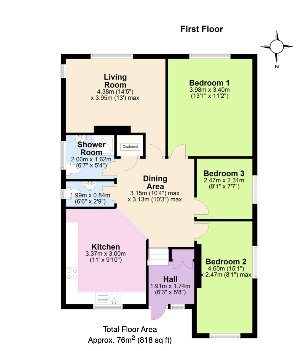 Sealoft, 10 Walrond Road, Swanage floorplan