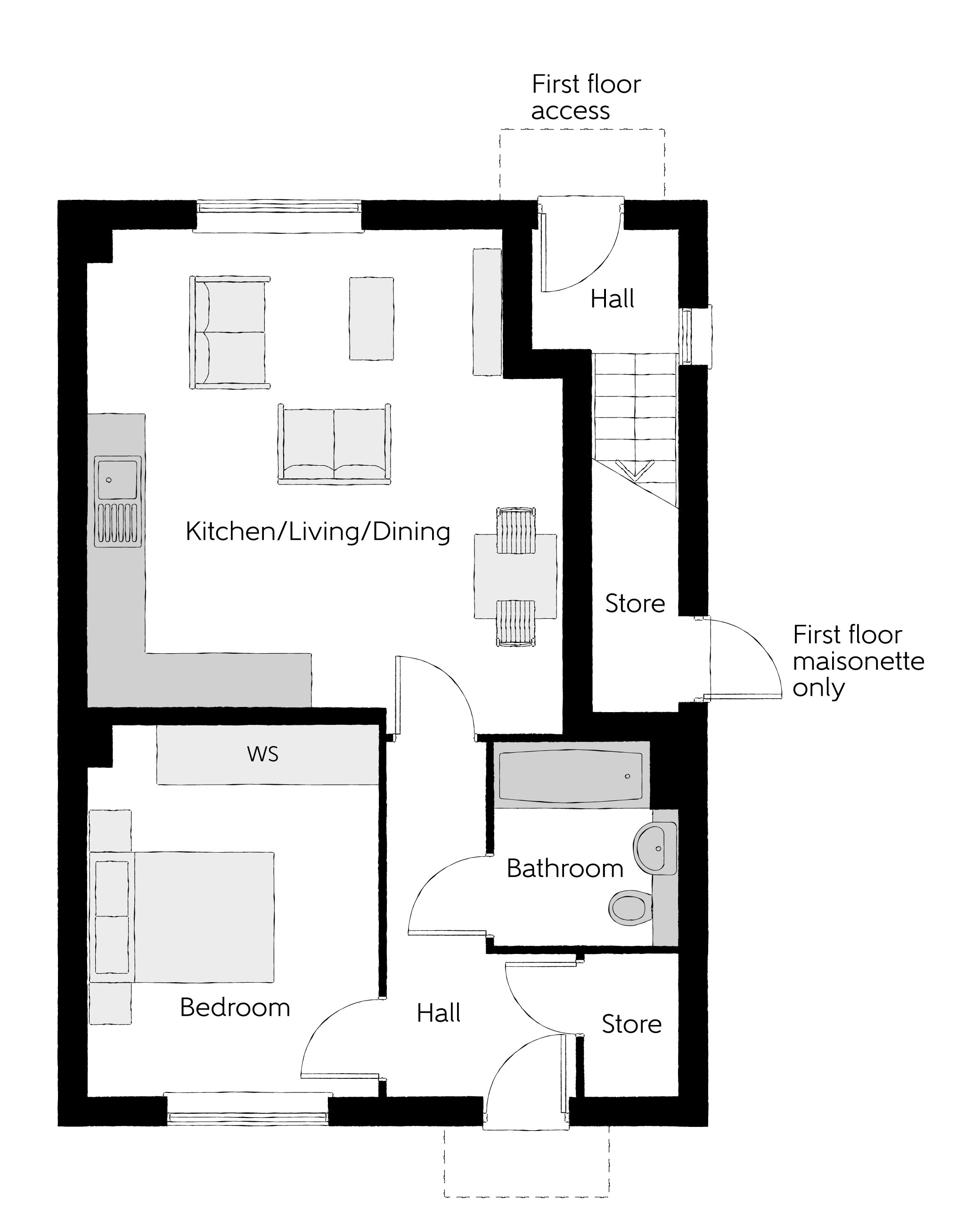 64, Burtonwood Road, Warrington floorplan