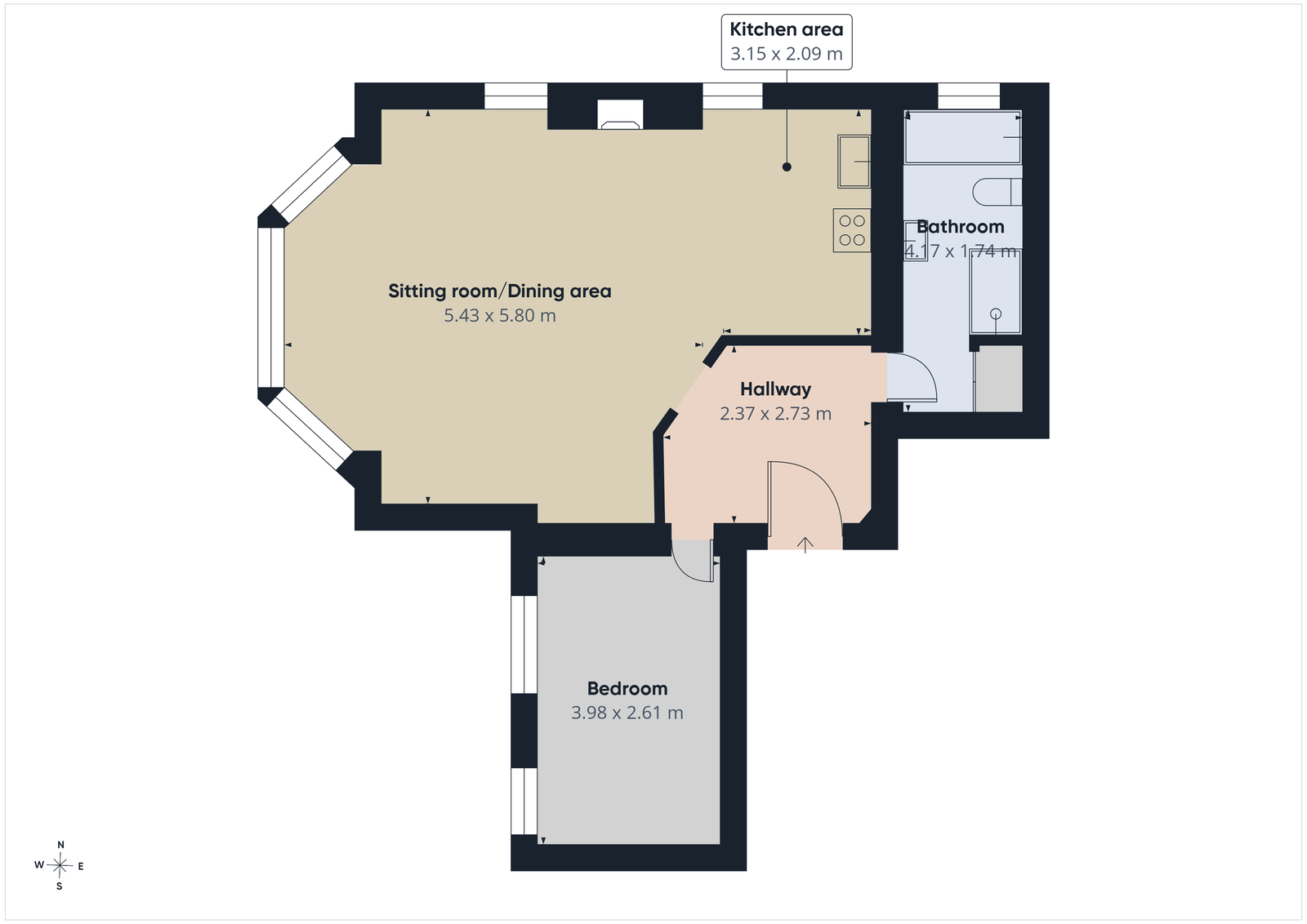 Siddington Hall,1, Cirencester floorplan