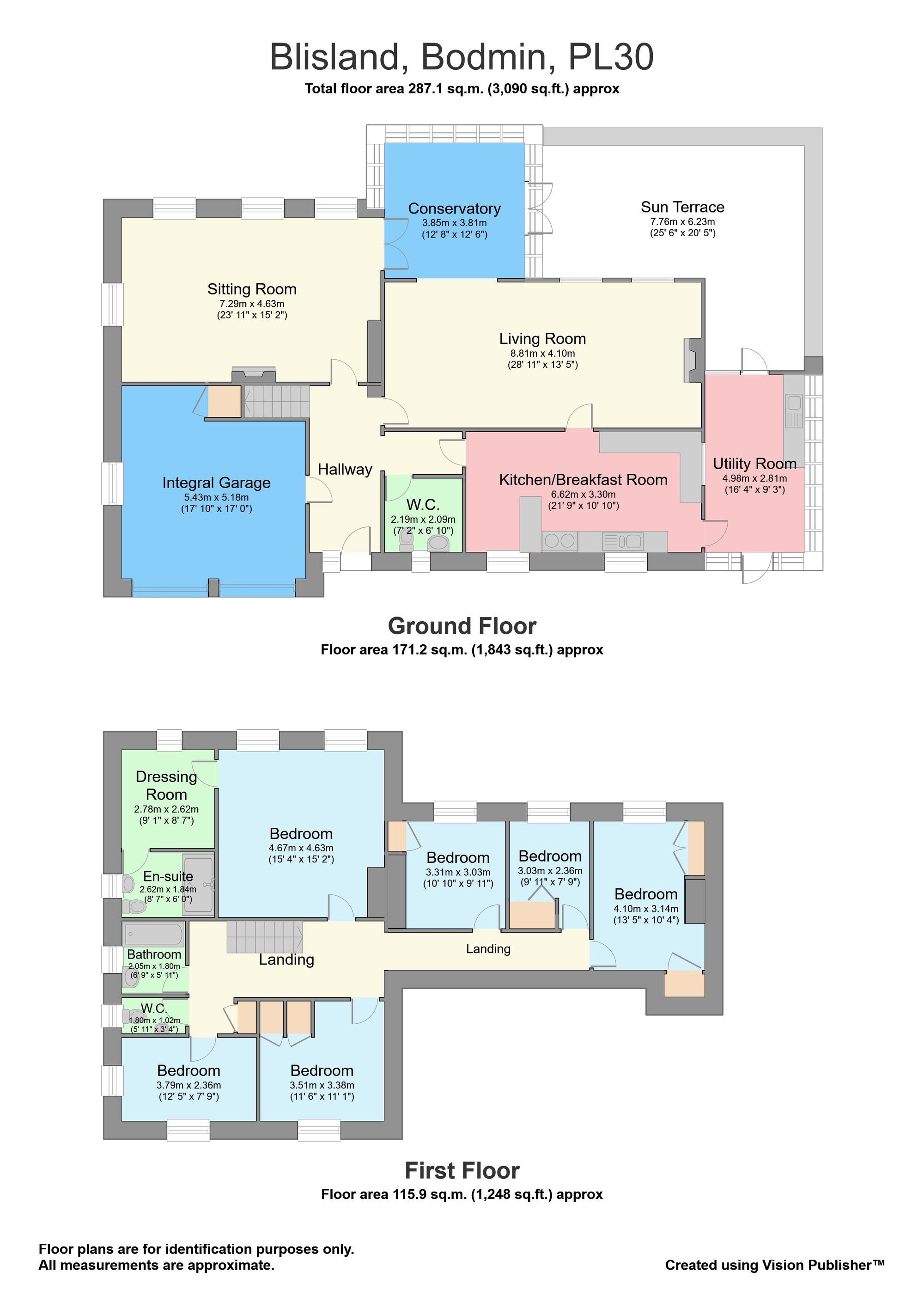 Landabethick, Bodmin floorplan