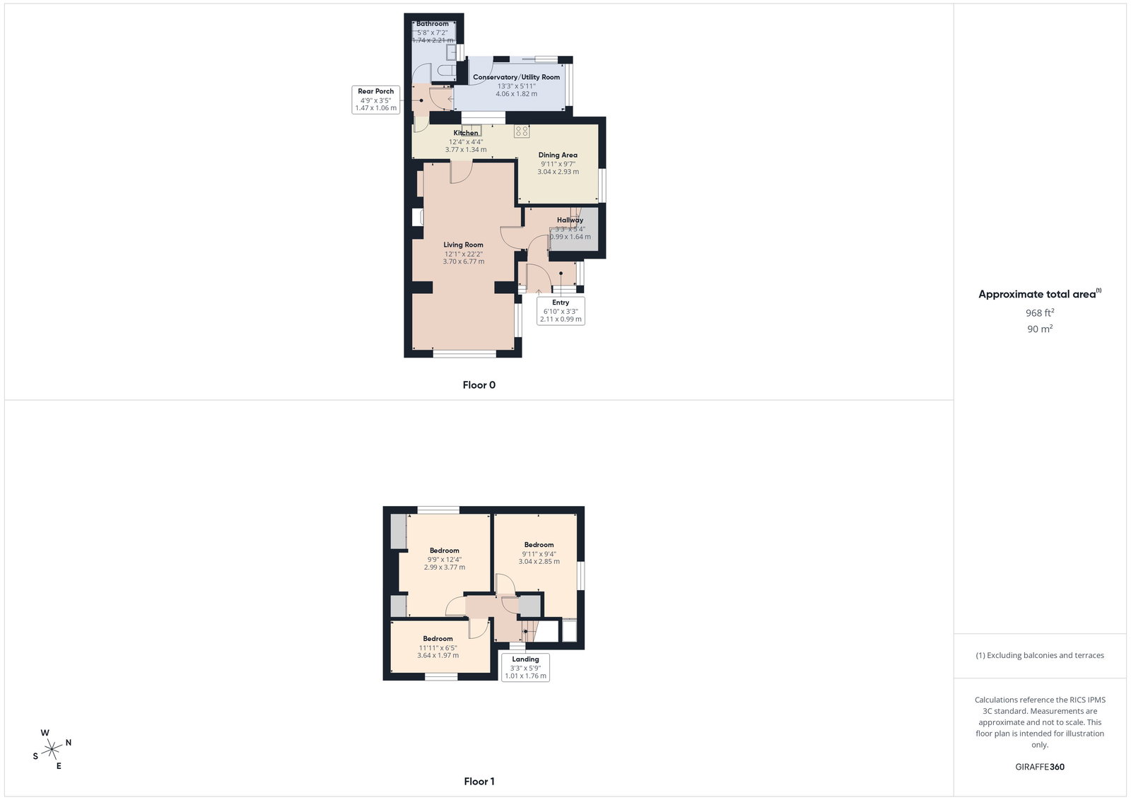 34, Hingham Road, Attleborough floorplan
