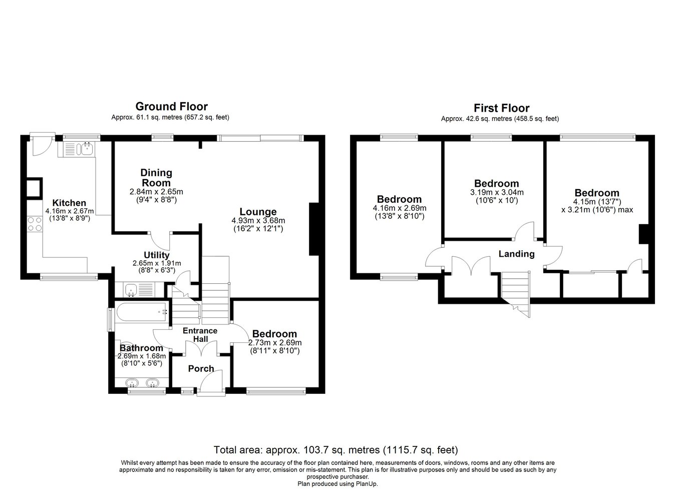 13, Elm Park Gardens, Dover floorplan