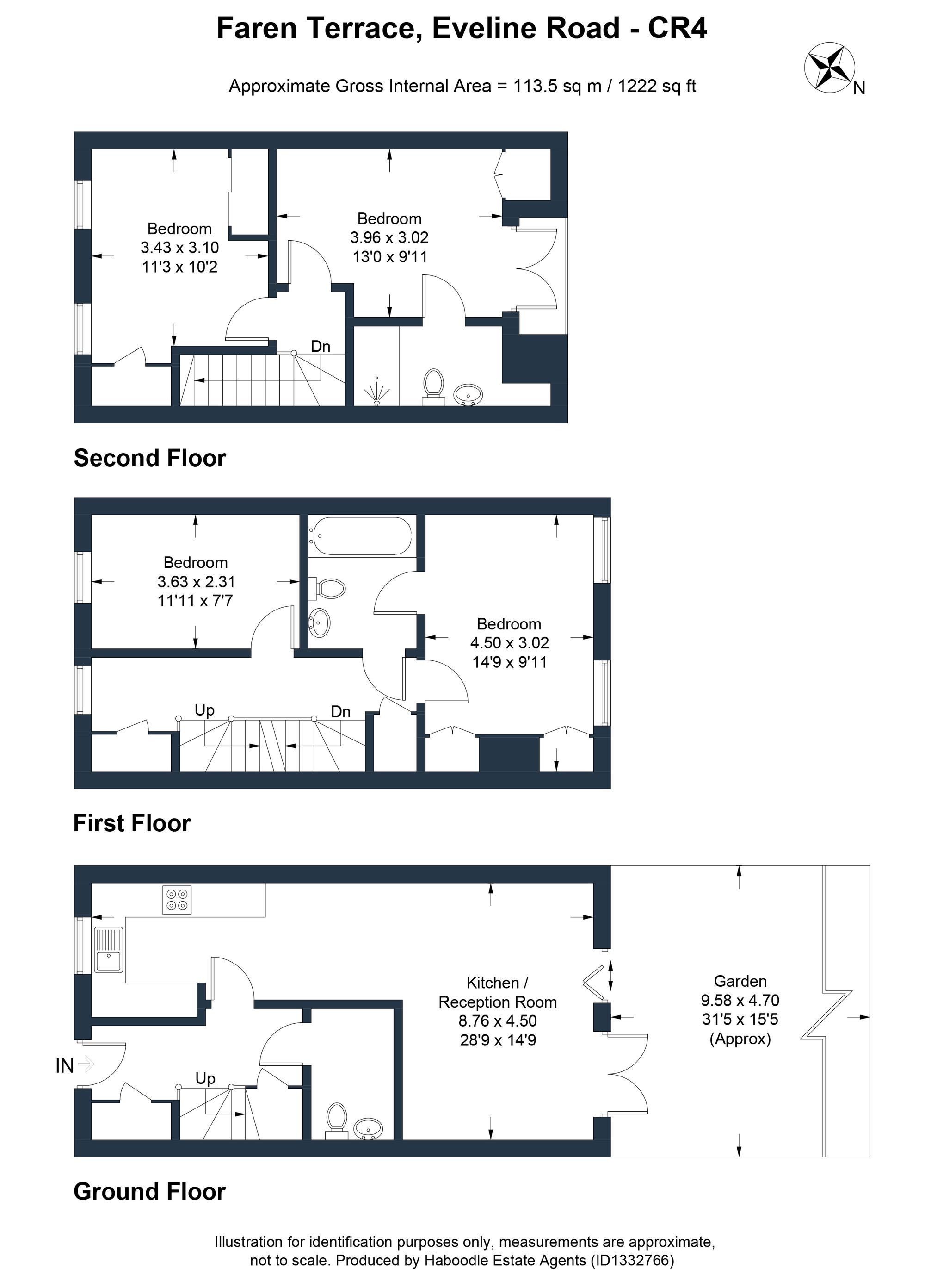6 Faren Terrace, Mitcham floorplan