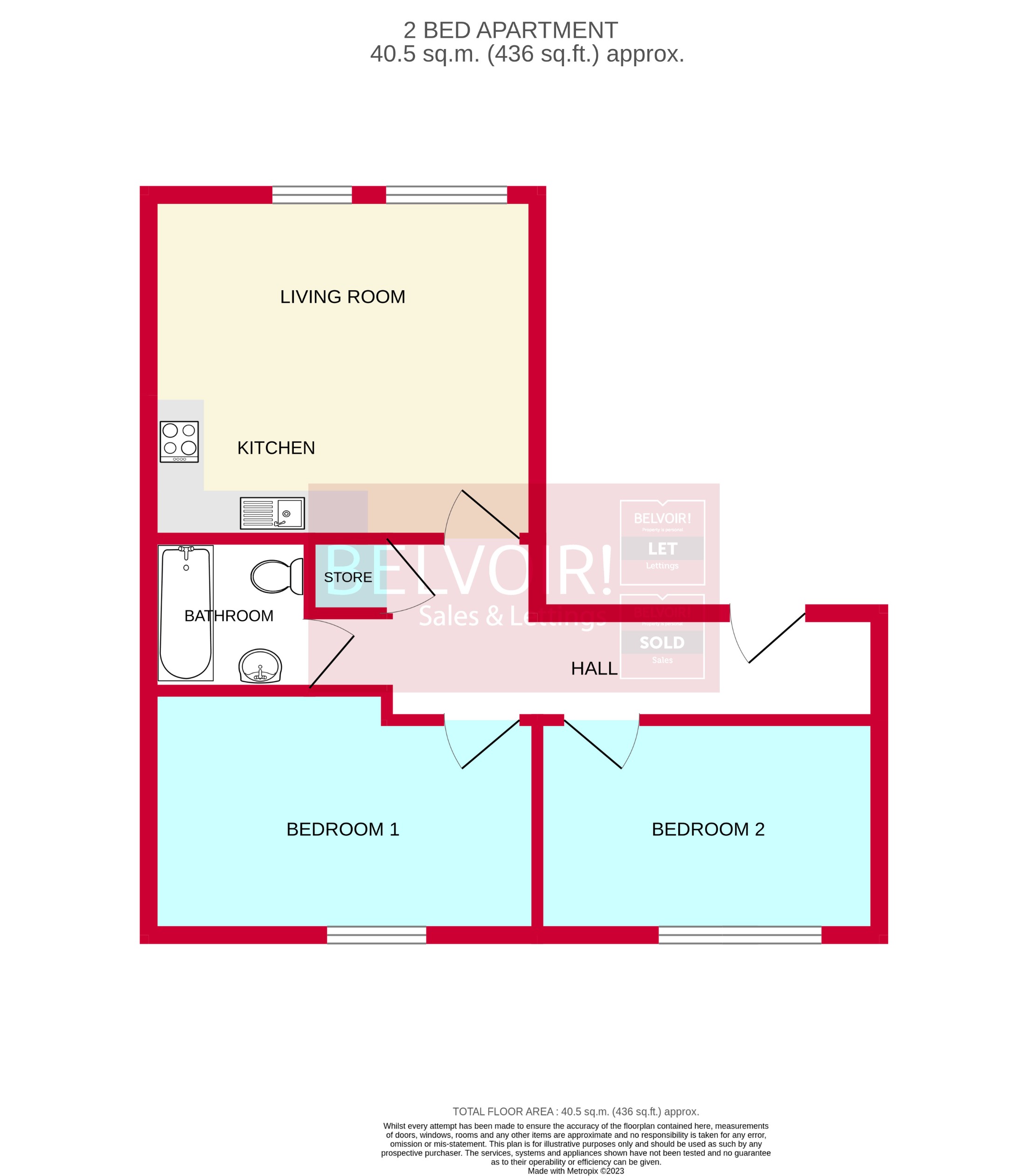 Flat 2, 22, High Street, Aldridge, Walsall floorplan