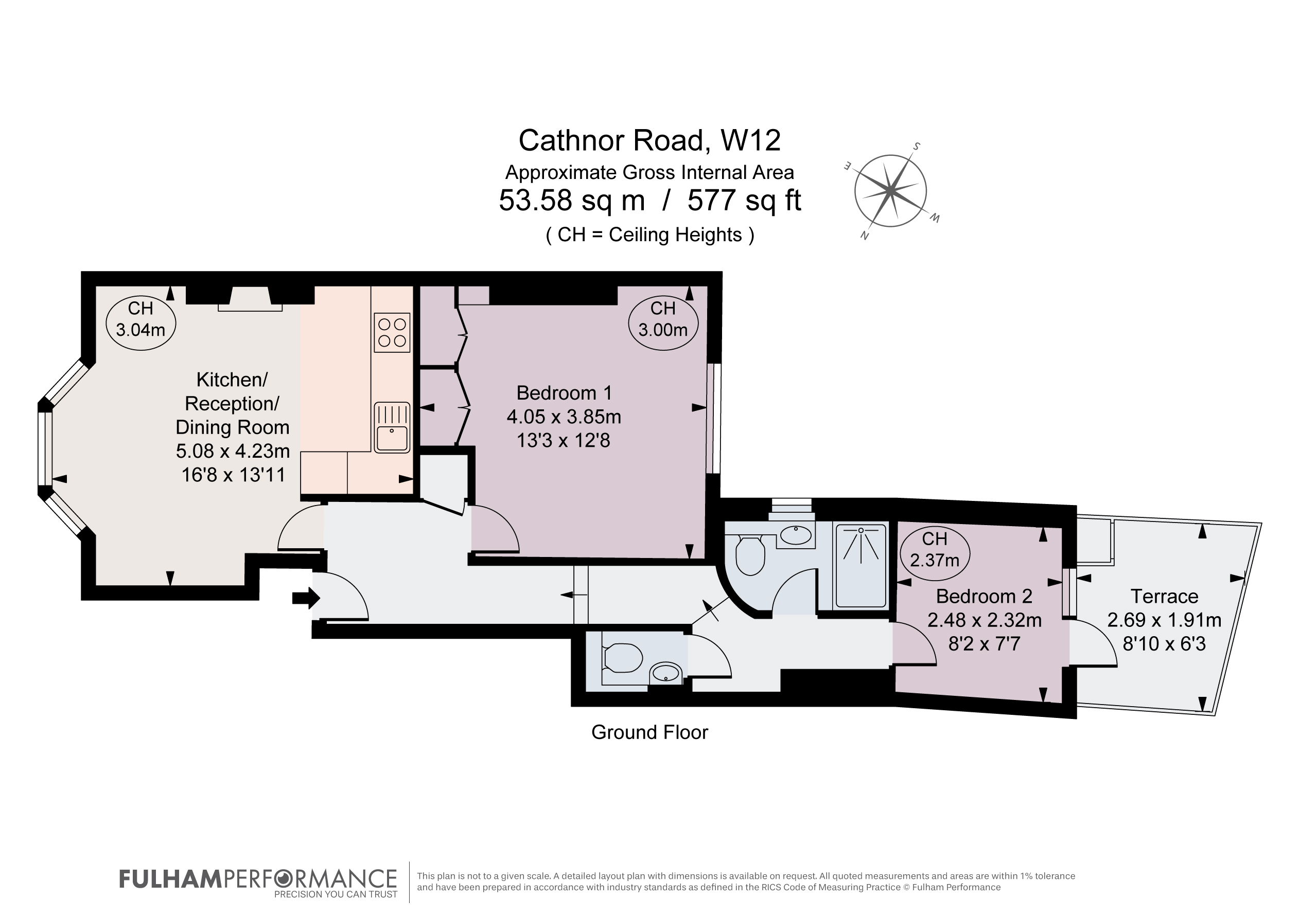 Cathnor Road, London, W12 floorplan