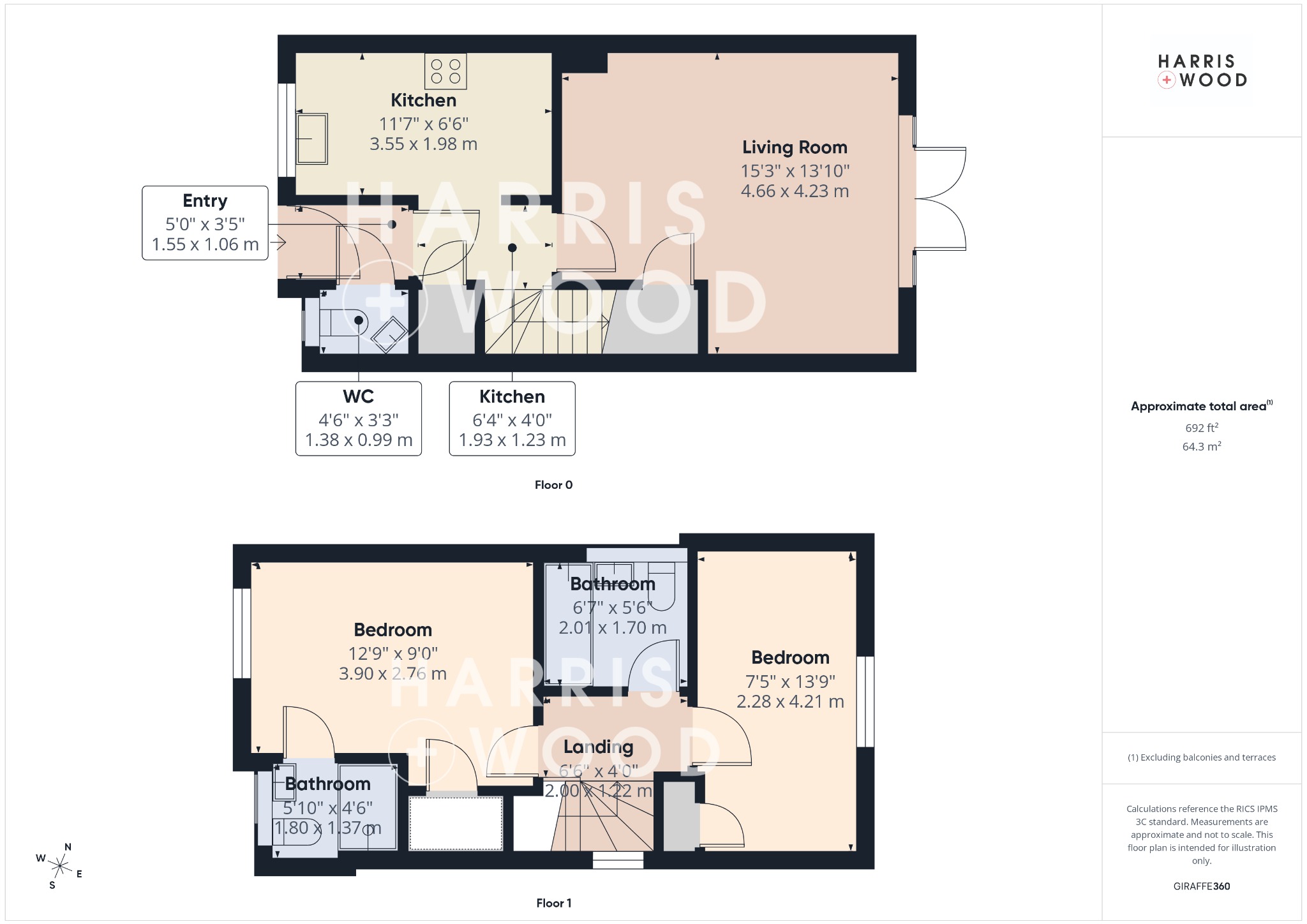 5 Tarecroft Way, Rivenhall, Essex floorplan