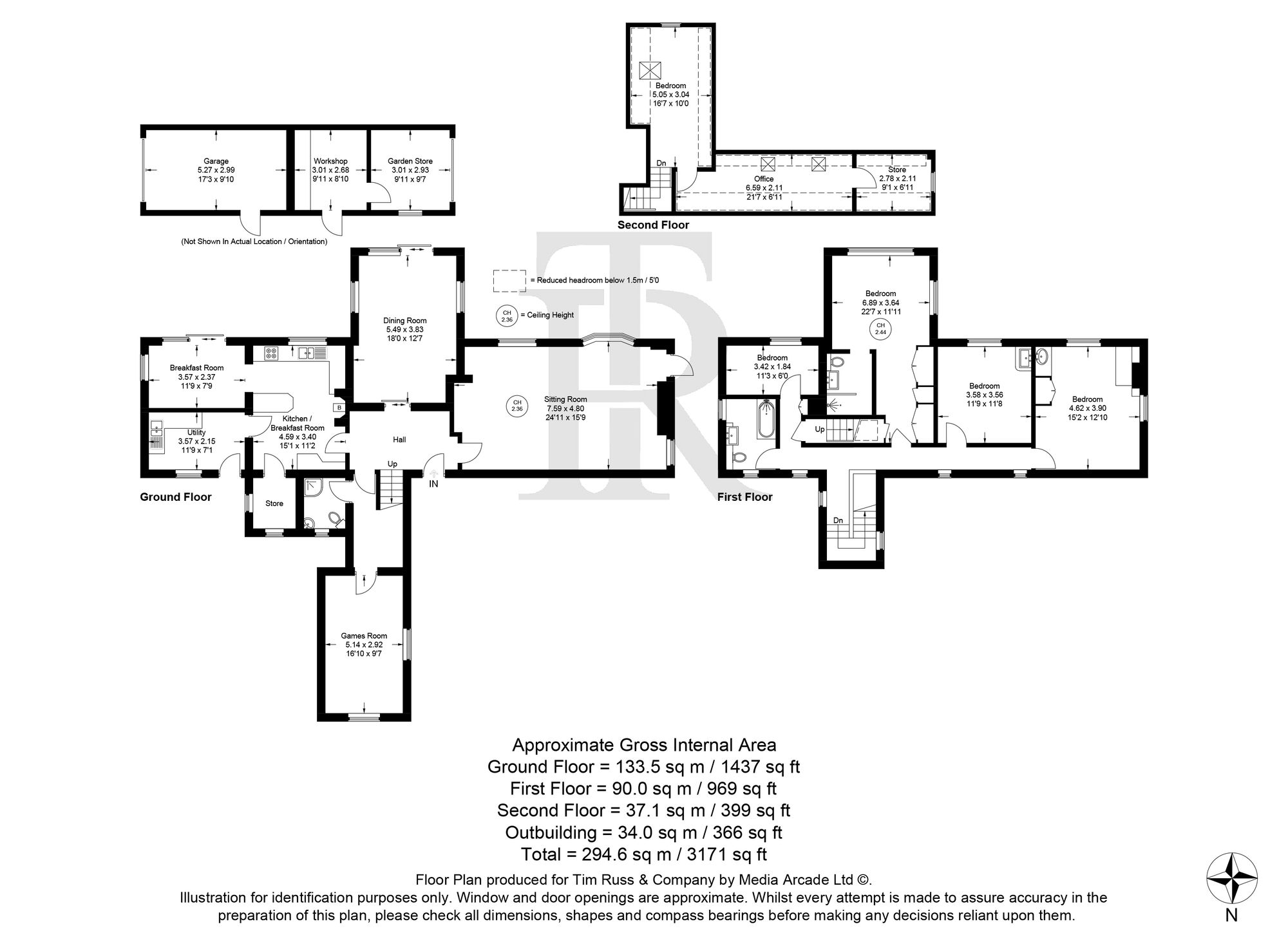 Fair Winds Crutches Lane, Beaconsfield floorplan