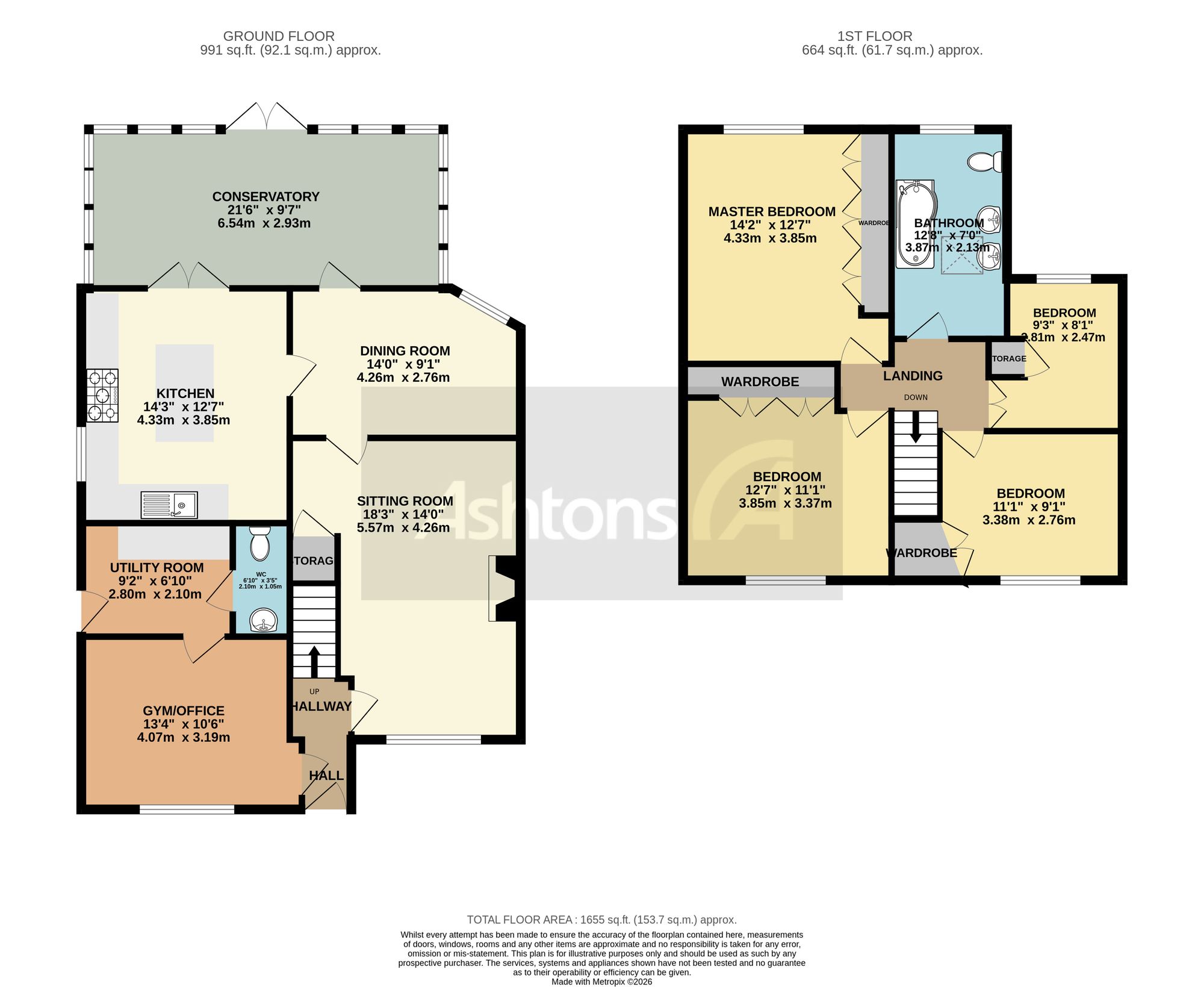 16 Hayfield Road, Warrington floorplan