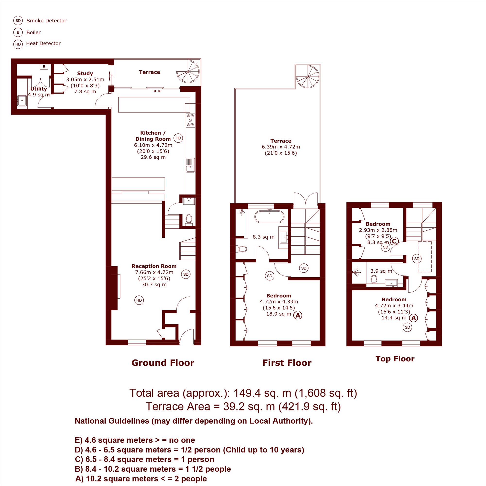 43, Princedale Road, London floorplan