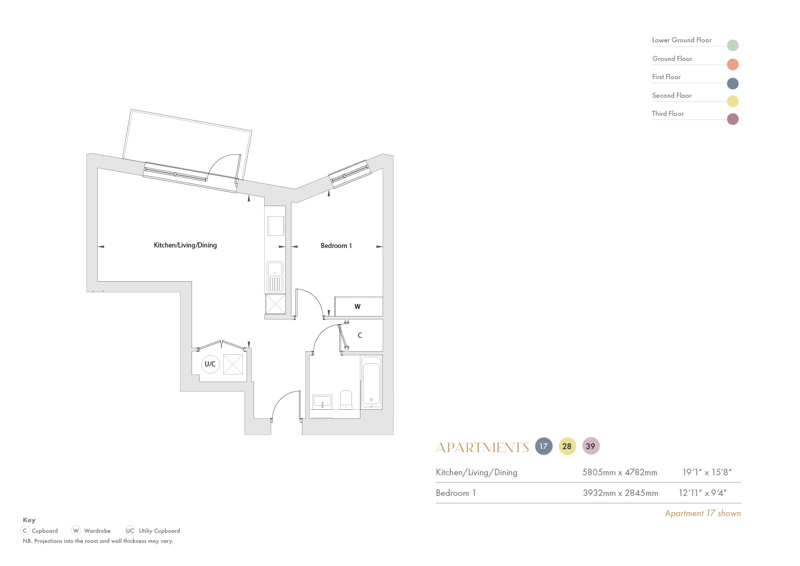 Unit 1, The County Apartments, Walton Street, Aylesbury floorplan