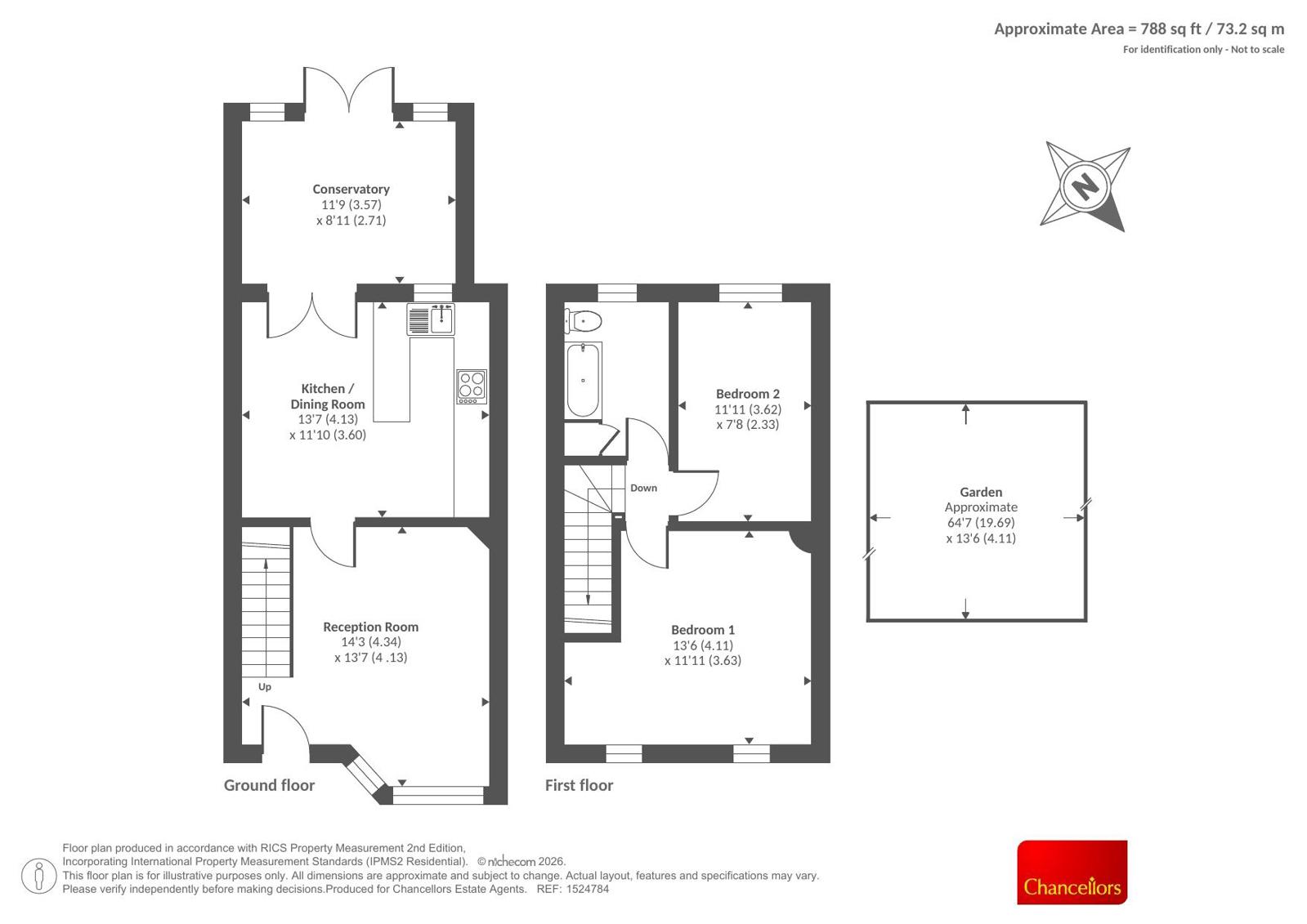 48, Church Cowley Road, Oxfordshire floorplan