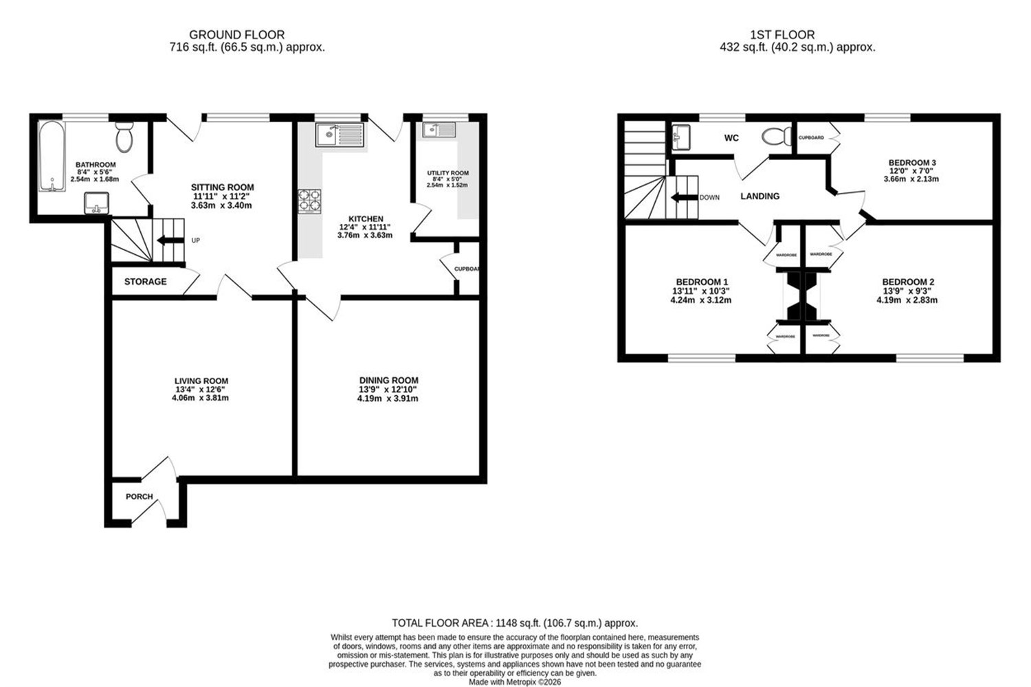 7, Mount Pleasant, Wilmslow floorplan