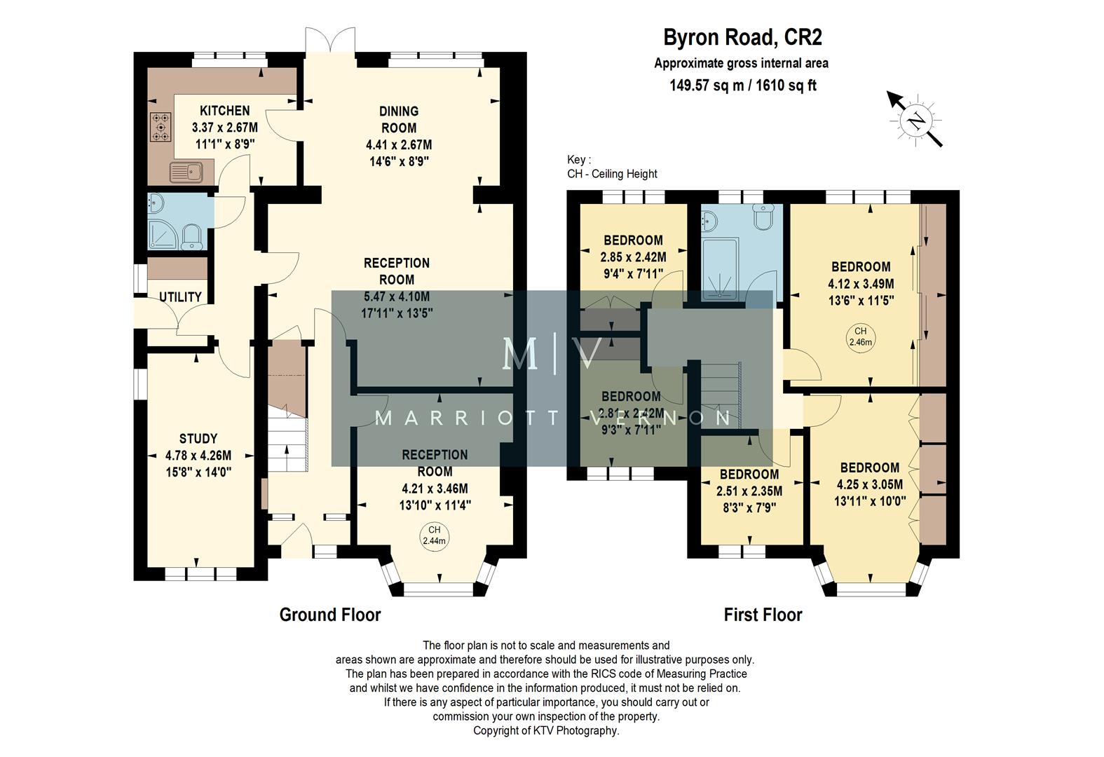 4, Byron Road, South Croydon floorplan