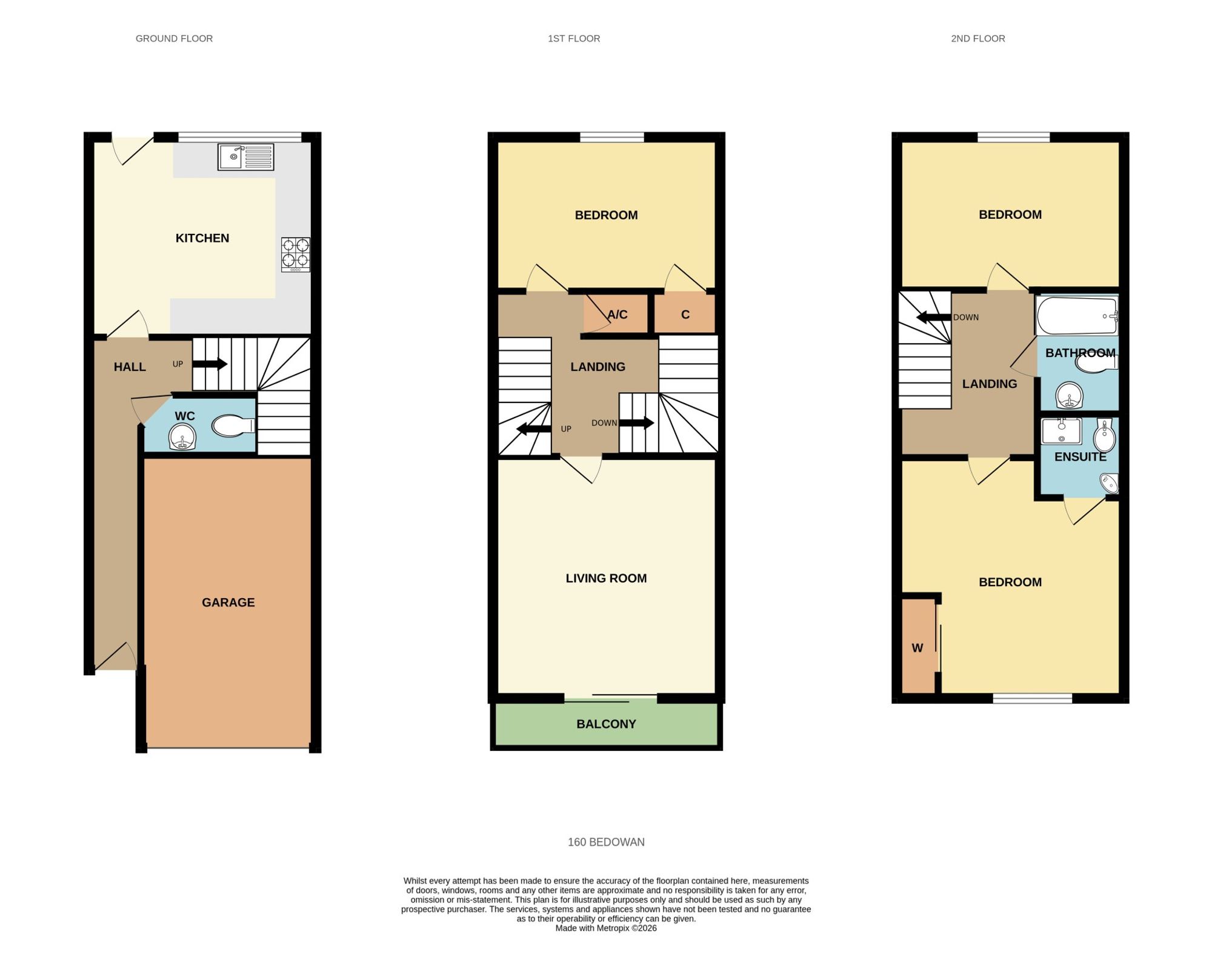 160 Bedowan Meadows, Newquay floorplan