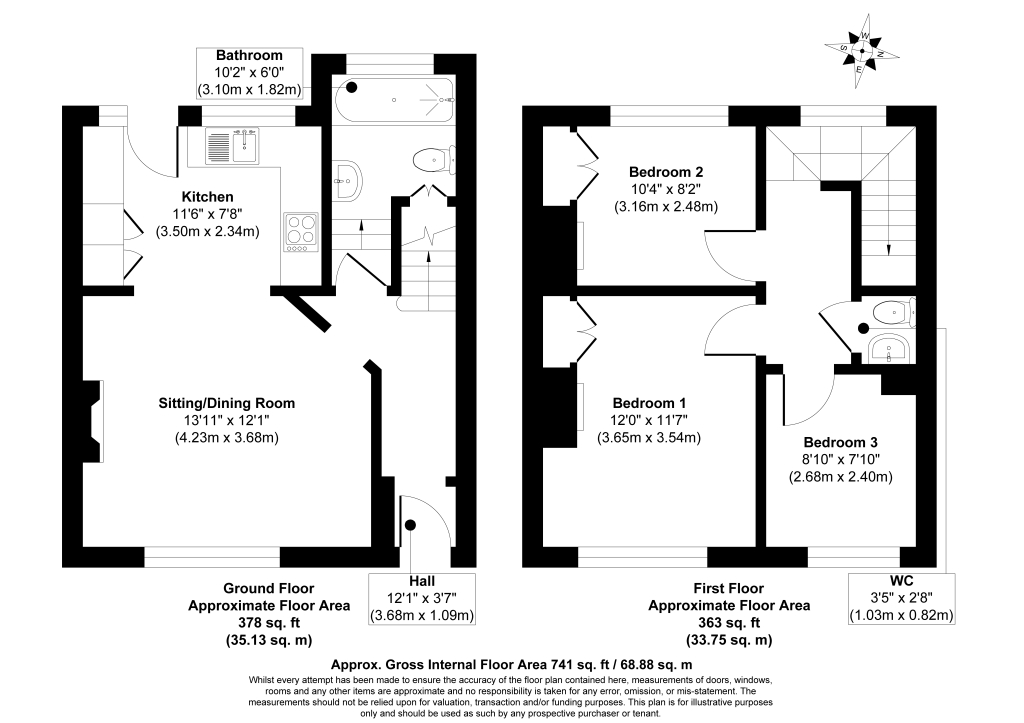 13, Buckler Road, Oxford floorplan