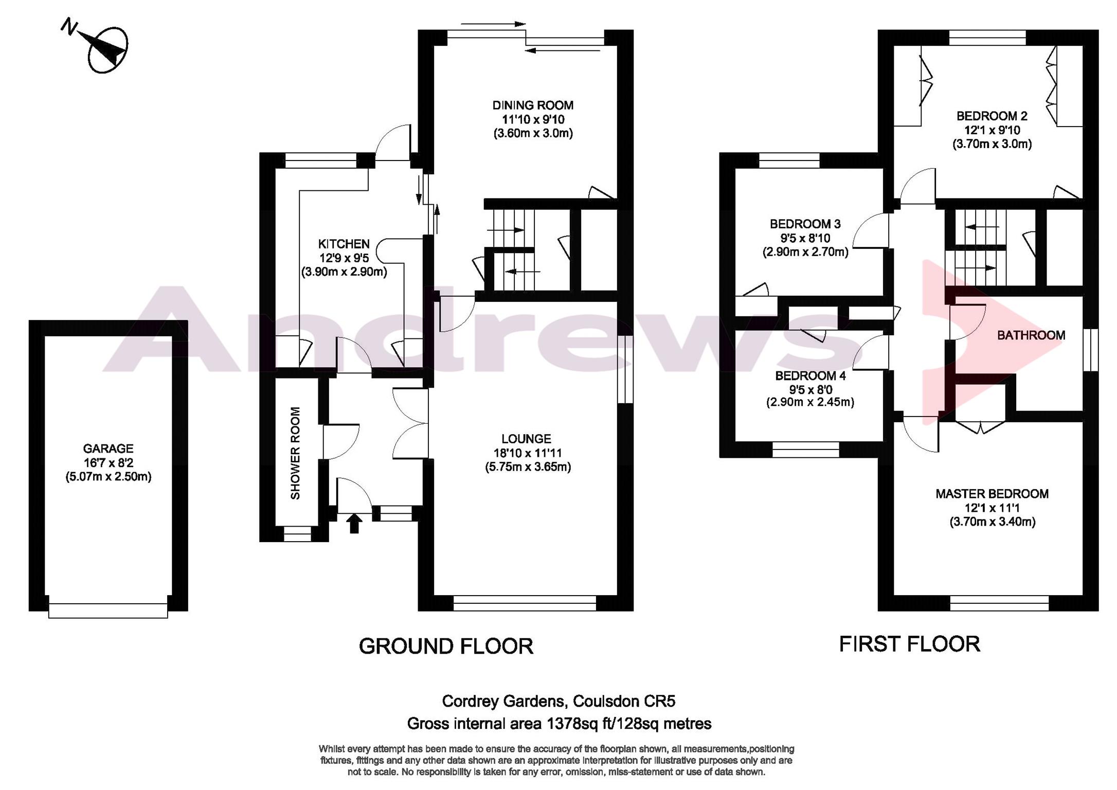 4 Bedrooms Terraced house to rent in Cordrey Gardens, Coulsdon, Surrey CR5