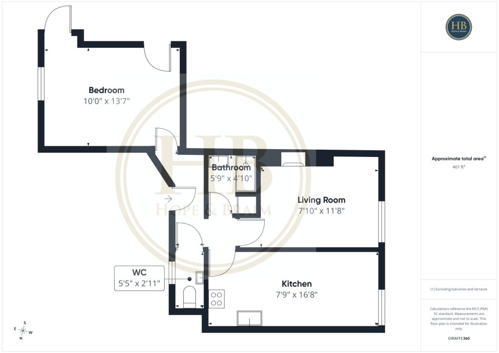 Flat 6, St.Hildas Court, Whitby floorplan