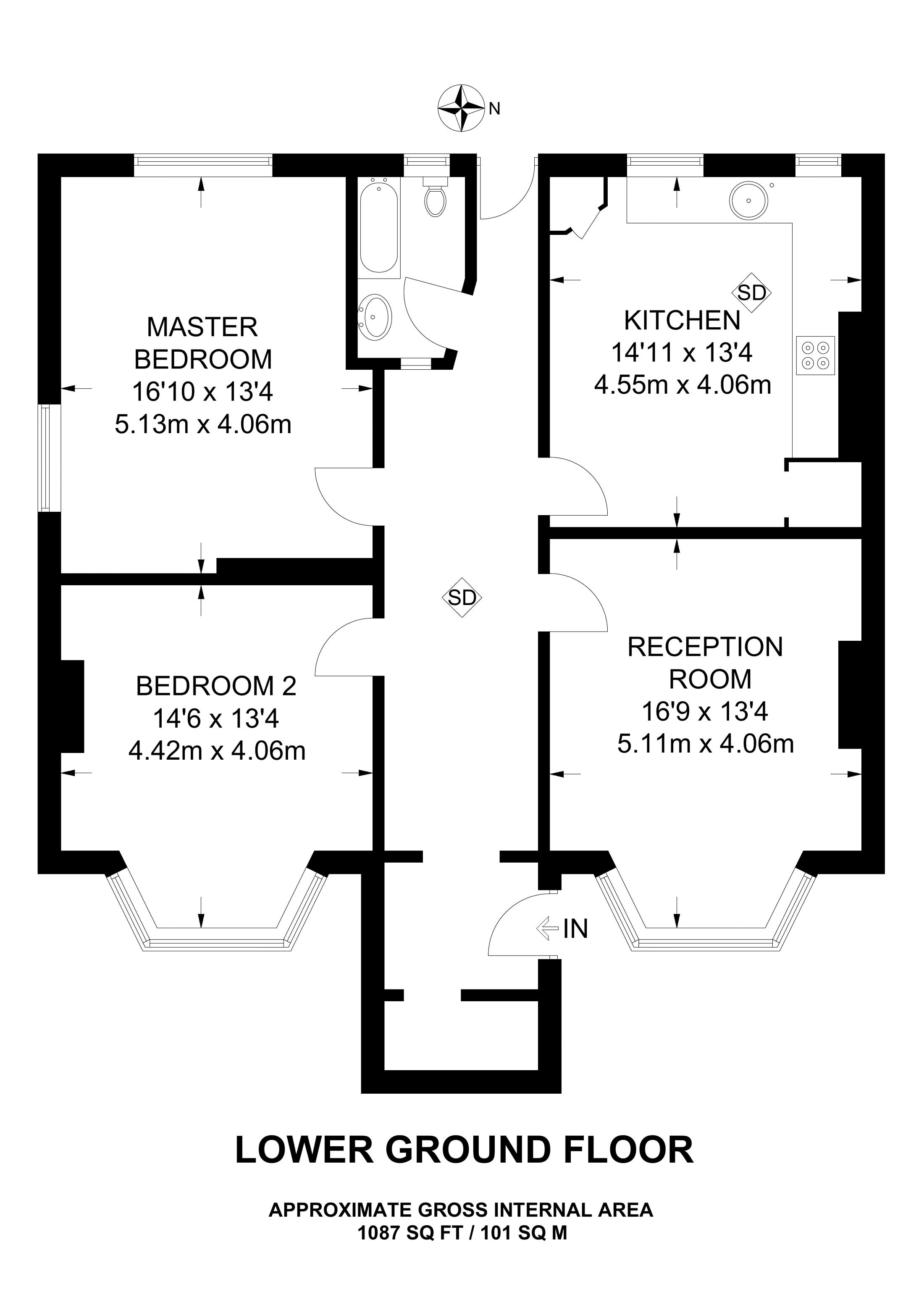 2 Bedrooms Flat to rent in Croydon Road, Penge, London SE20