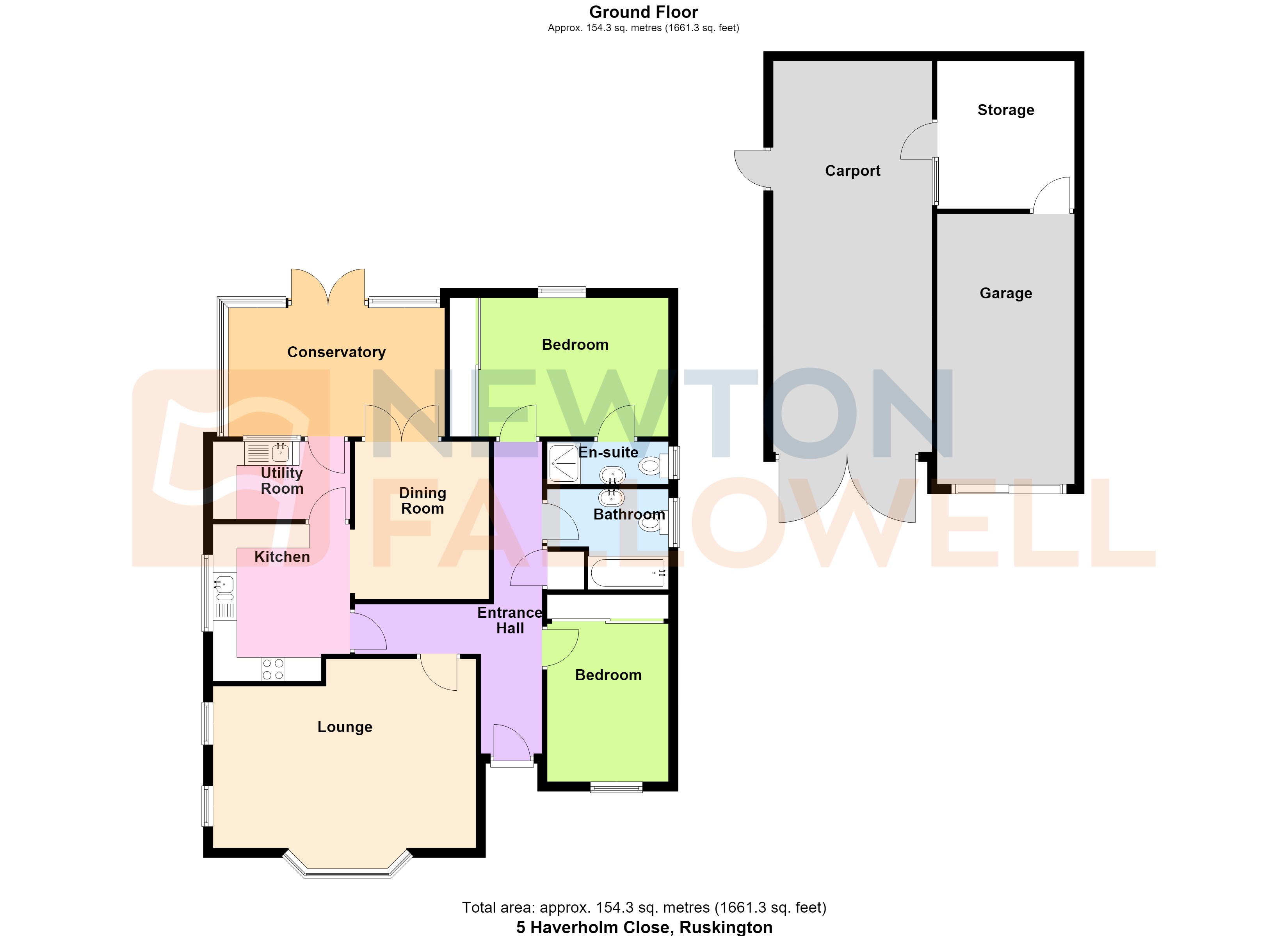 5, Haverholme Close, Ruskington floorplan