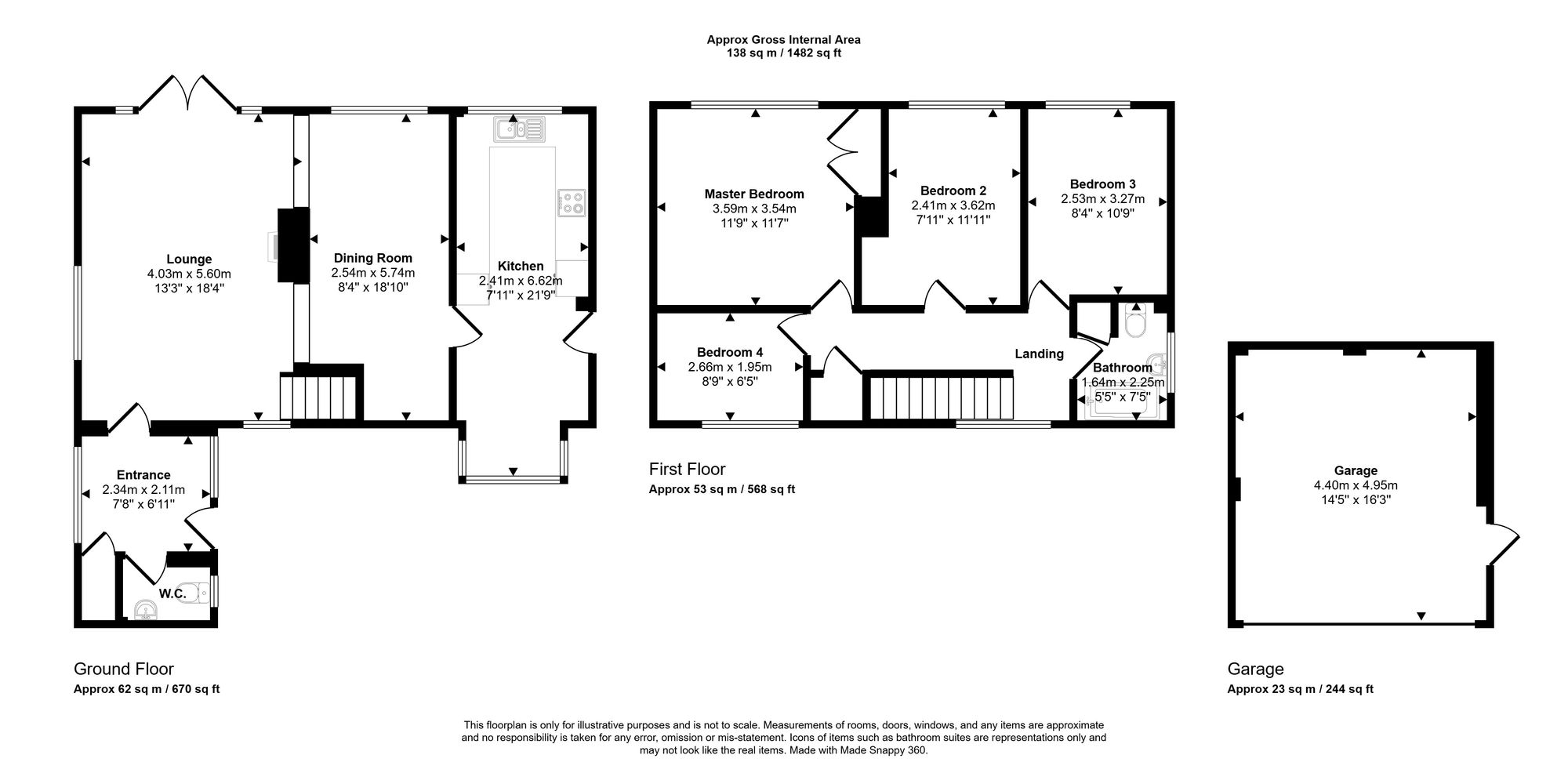 38 Church View, Bridgend floorplan