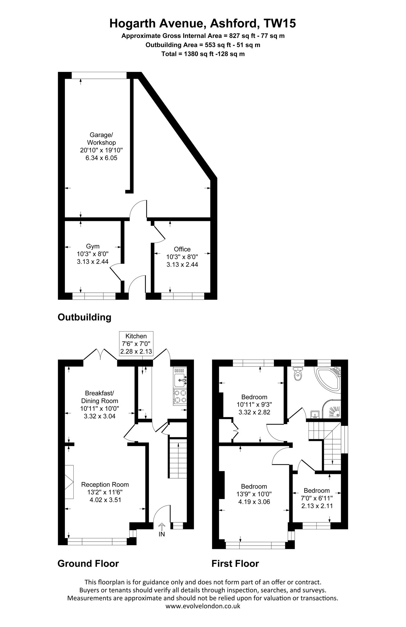 26, Hogarth Avenue, Ashford floorplan