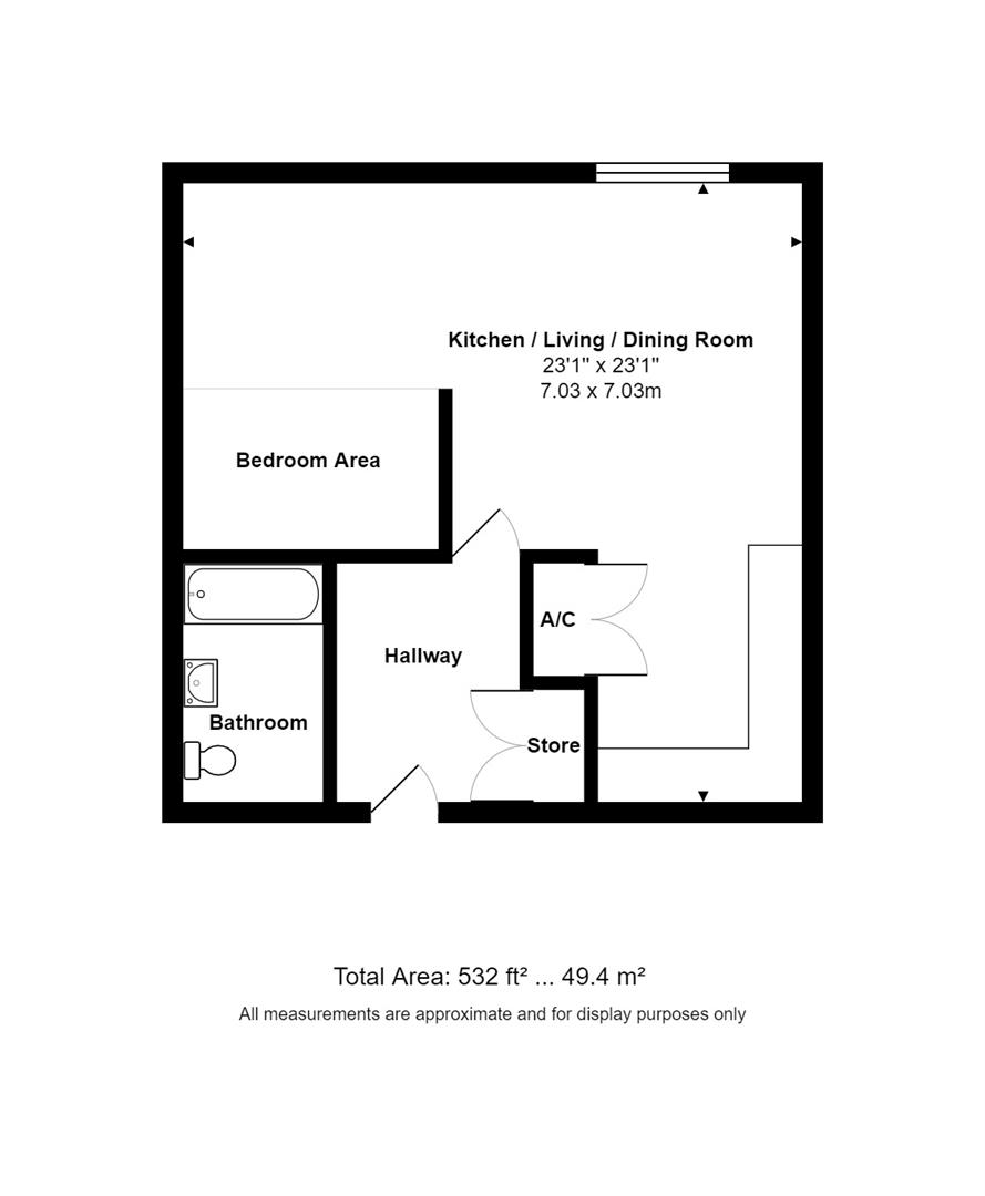 59 Providence House, Bartley Way, Hook floorplan