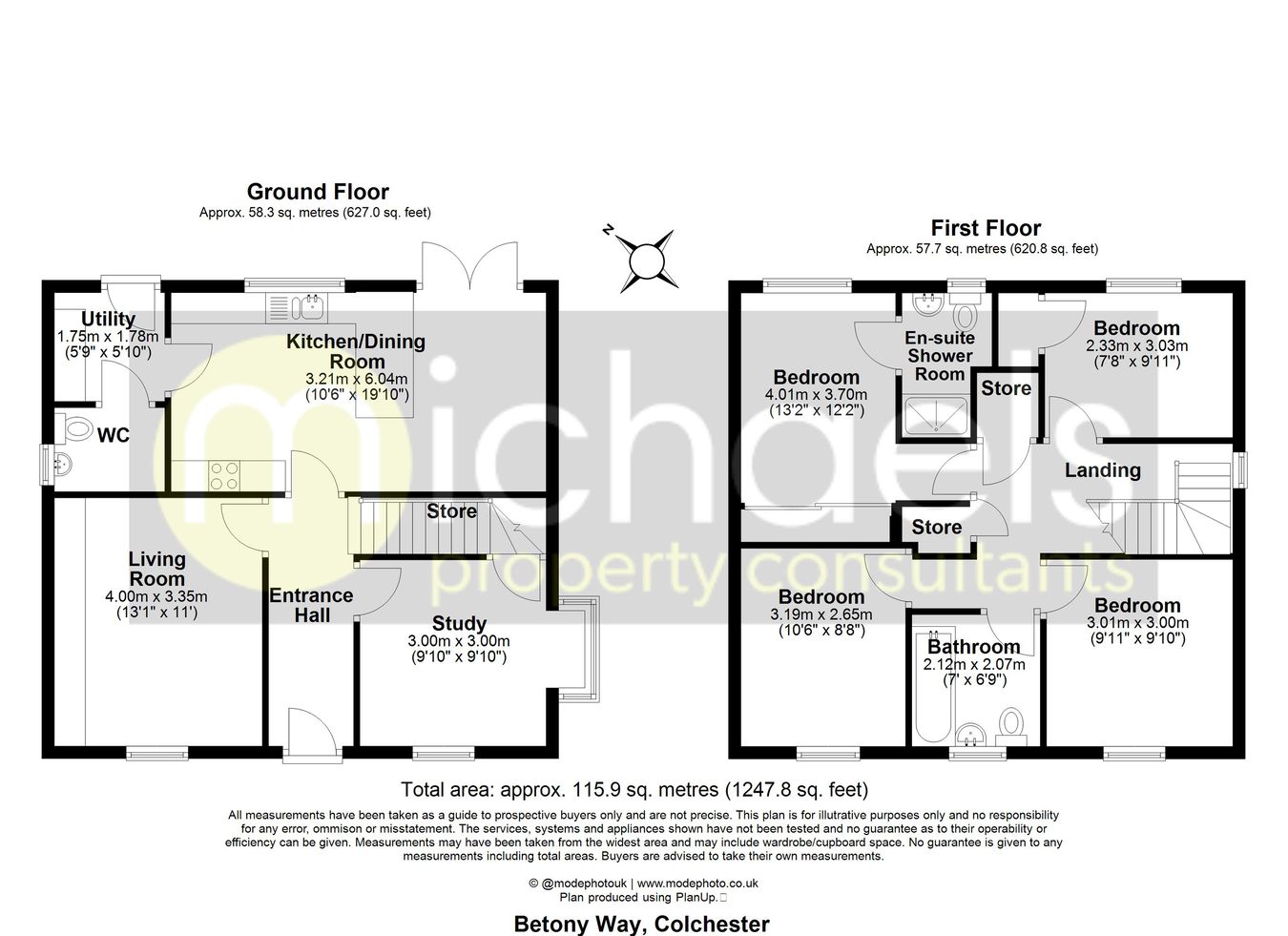 29, Betony Way, Colchester floorplan