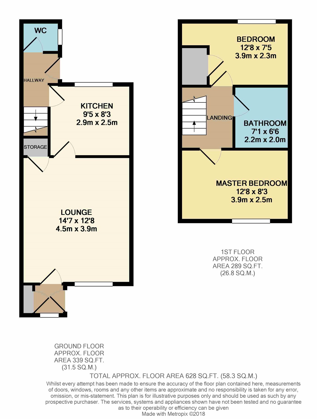 2 Bedrooms Terraced house for sale in Church View, Tarleton, Preston PR4