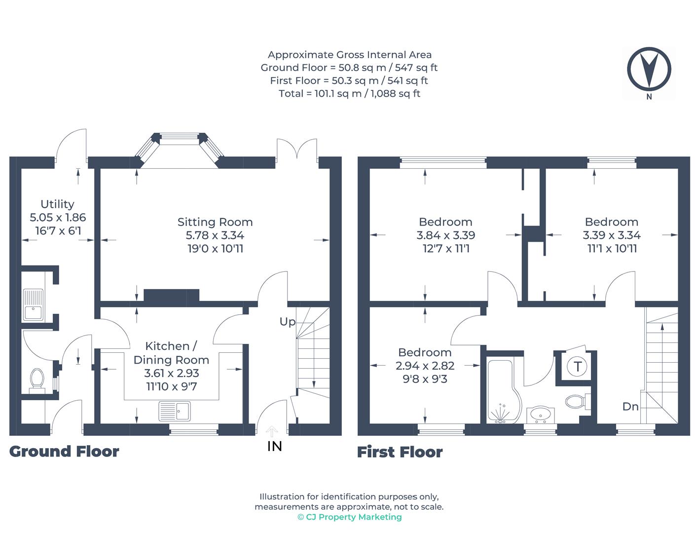 105, Windmill Road, Hemel Hempstead floorplan
