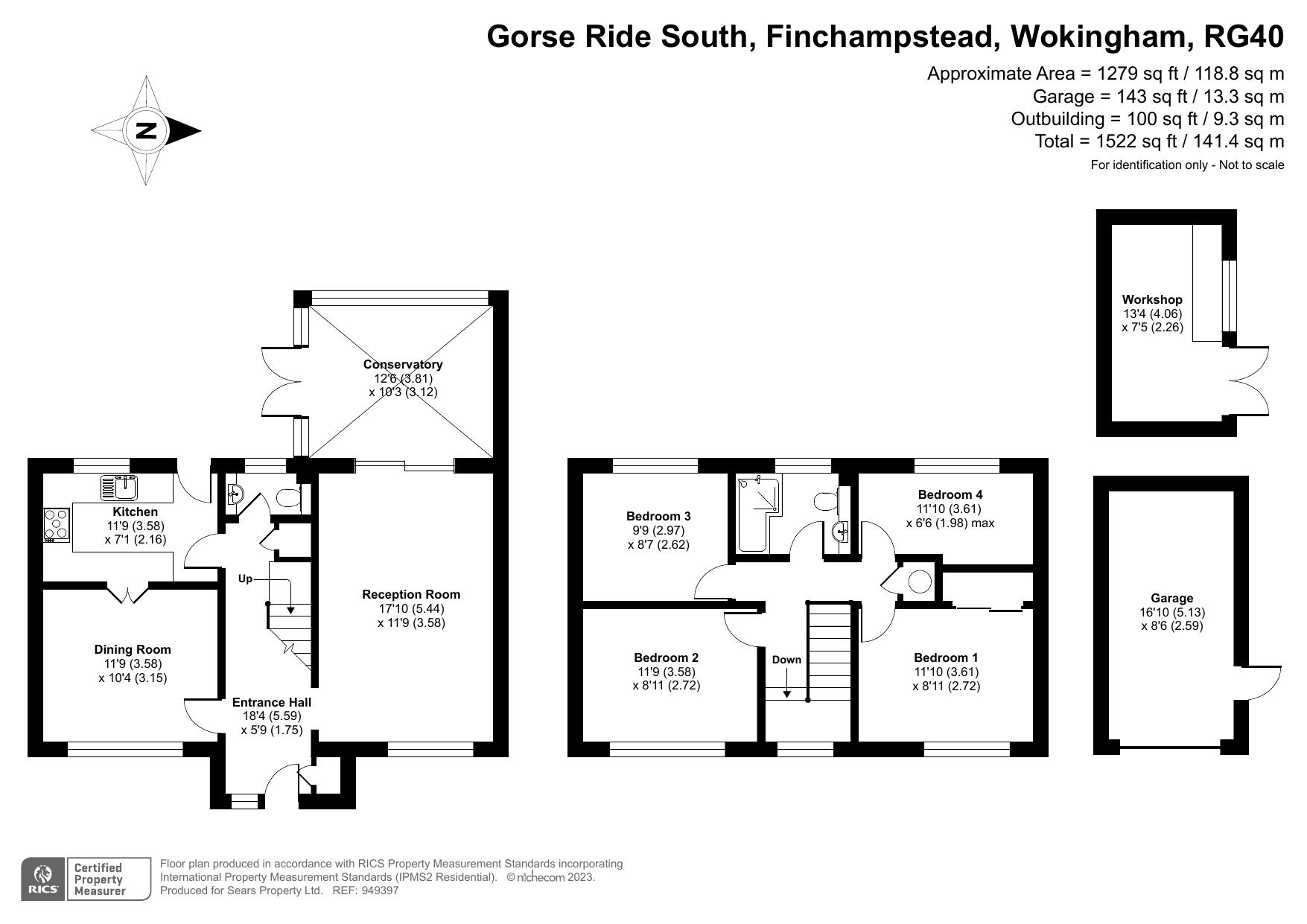 Gorse Ride South, Finchampstead RG40, 4 bedroom detached house for sale