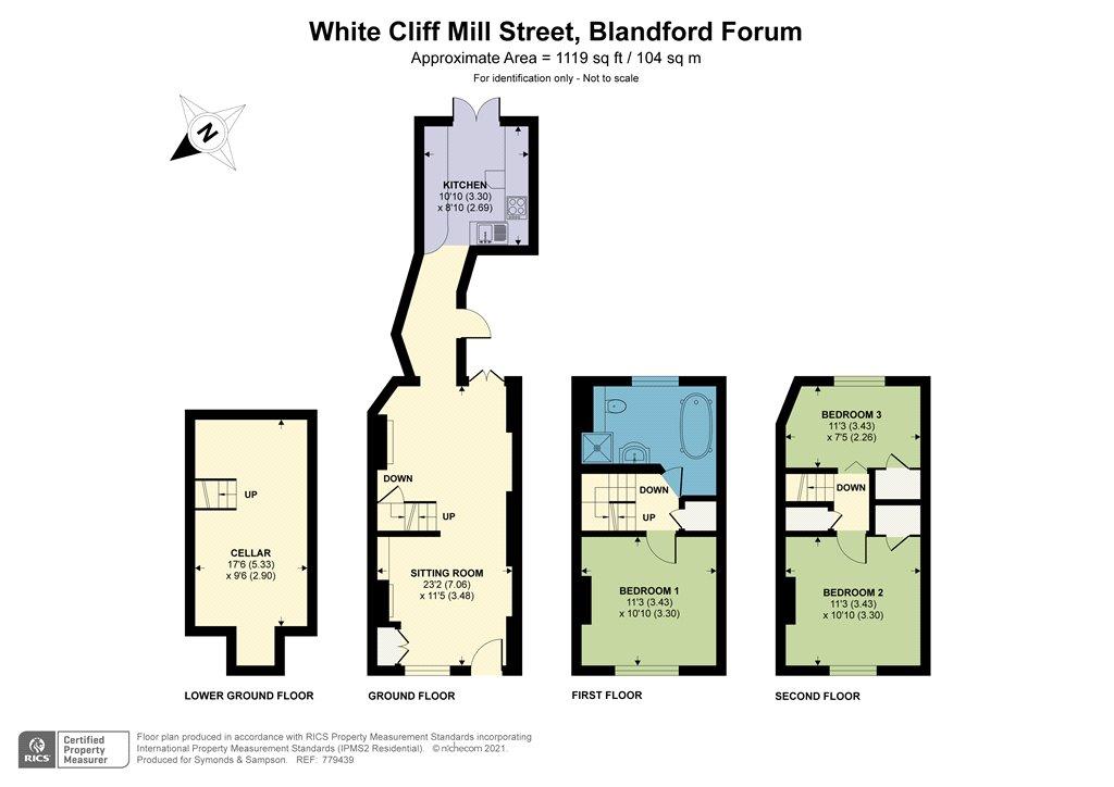 White Cliff Mill Street, Dorset floorplan