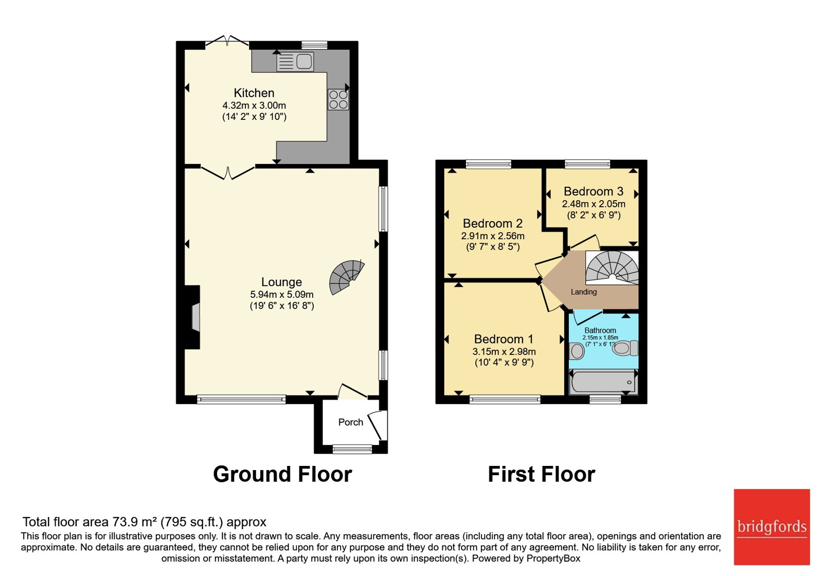 53, Evans Street, Cheshire floorplan