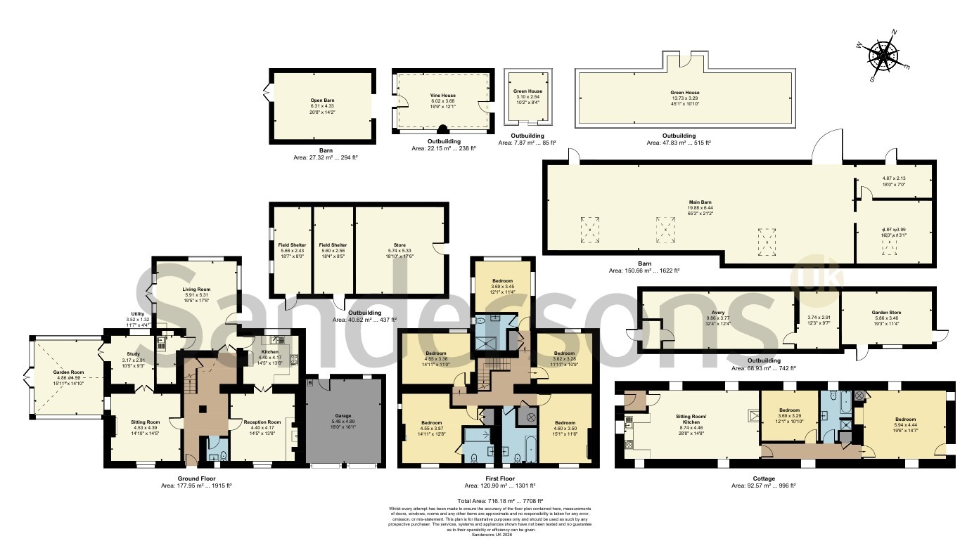 Gardeners Farm, Lower Whatley, Somerset floorplan