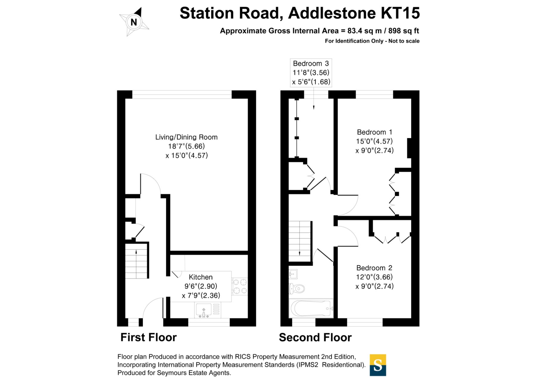 68A,, Station Road, Surrey floorplan
