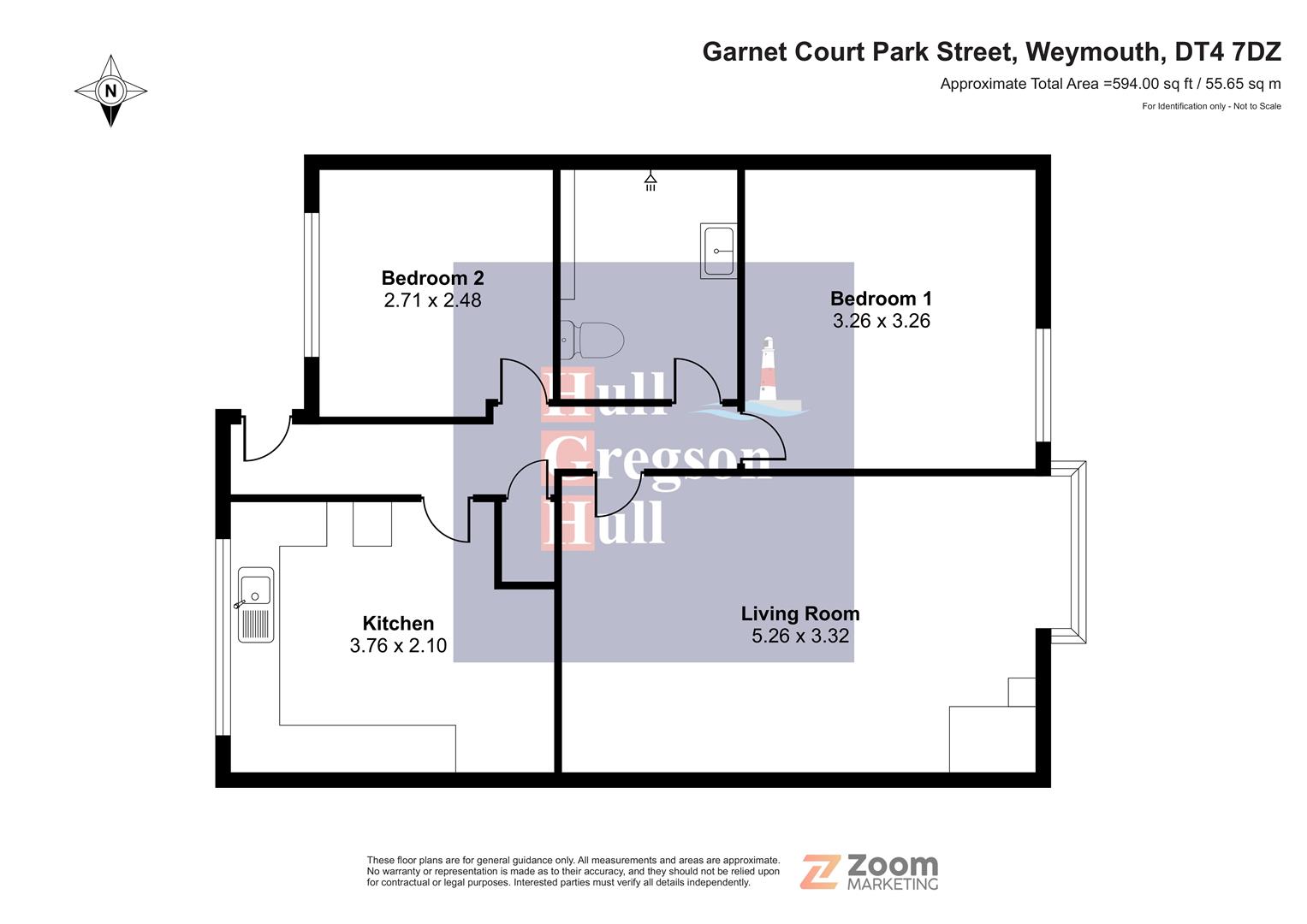 3 Garnet Court, Park Street, Weymouth floorplan