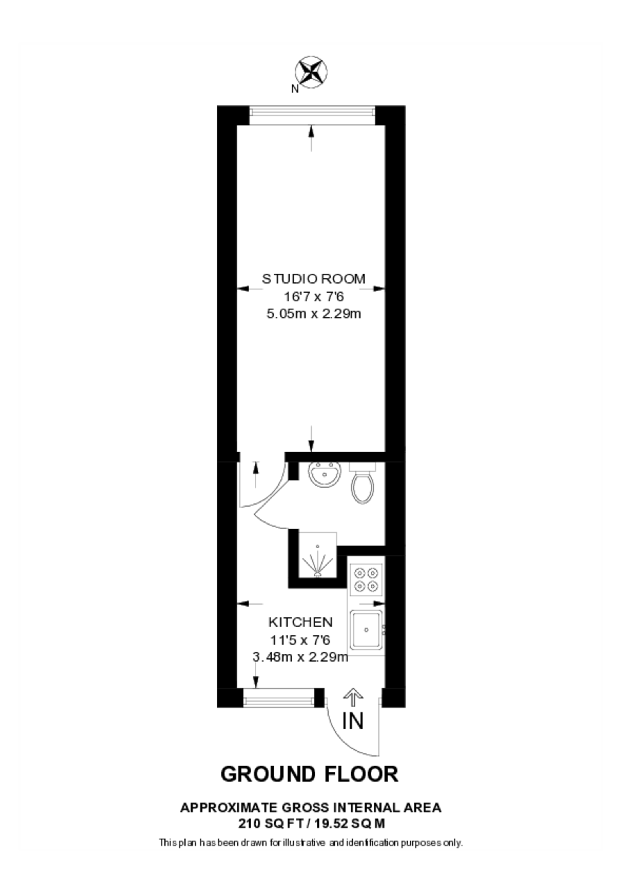 Hurst Road, East Molesey floorplan