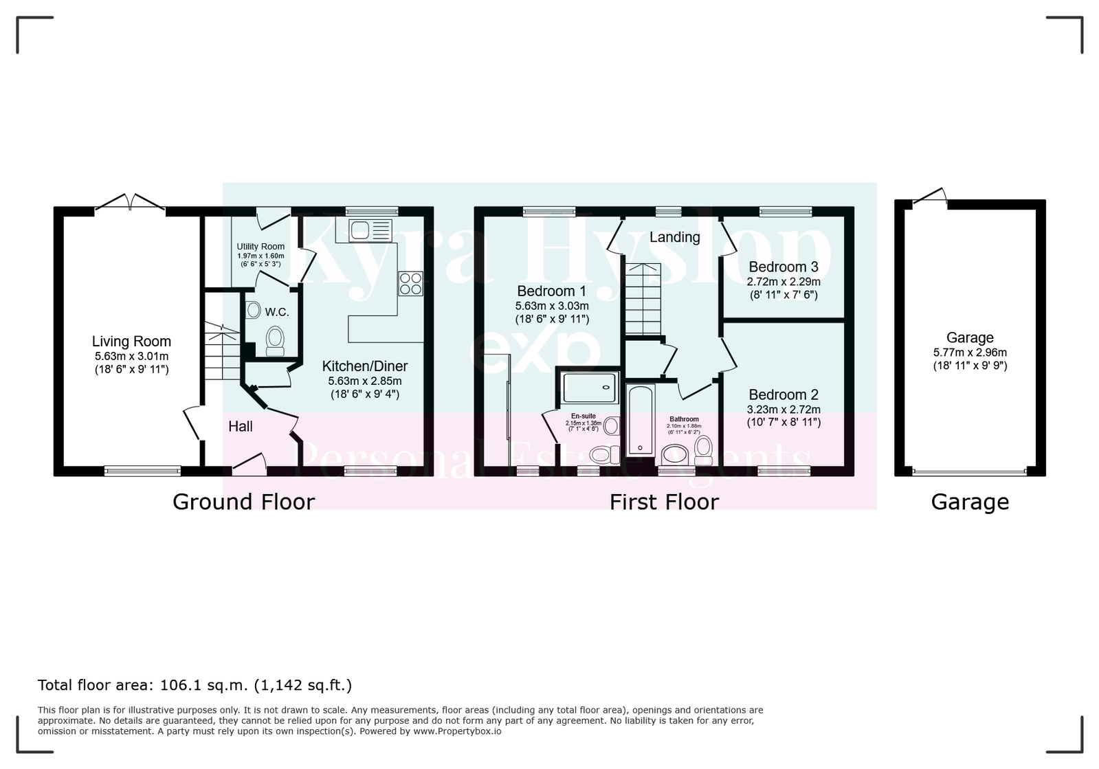 33, Linton Road, Exeter floorplan