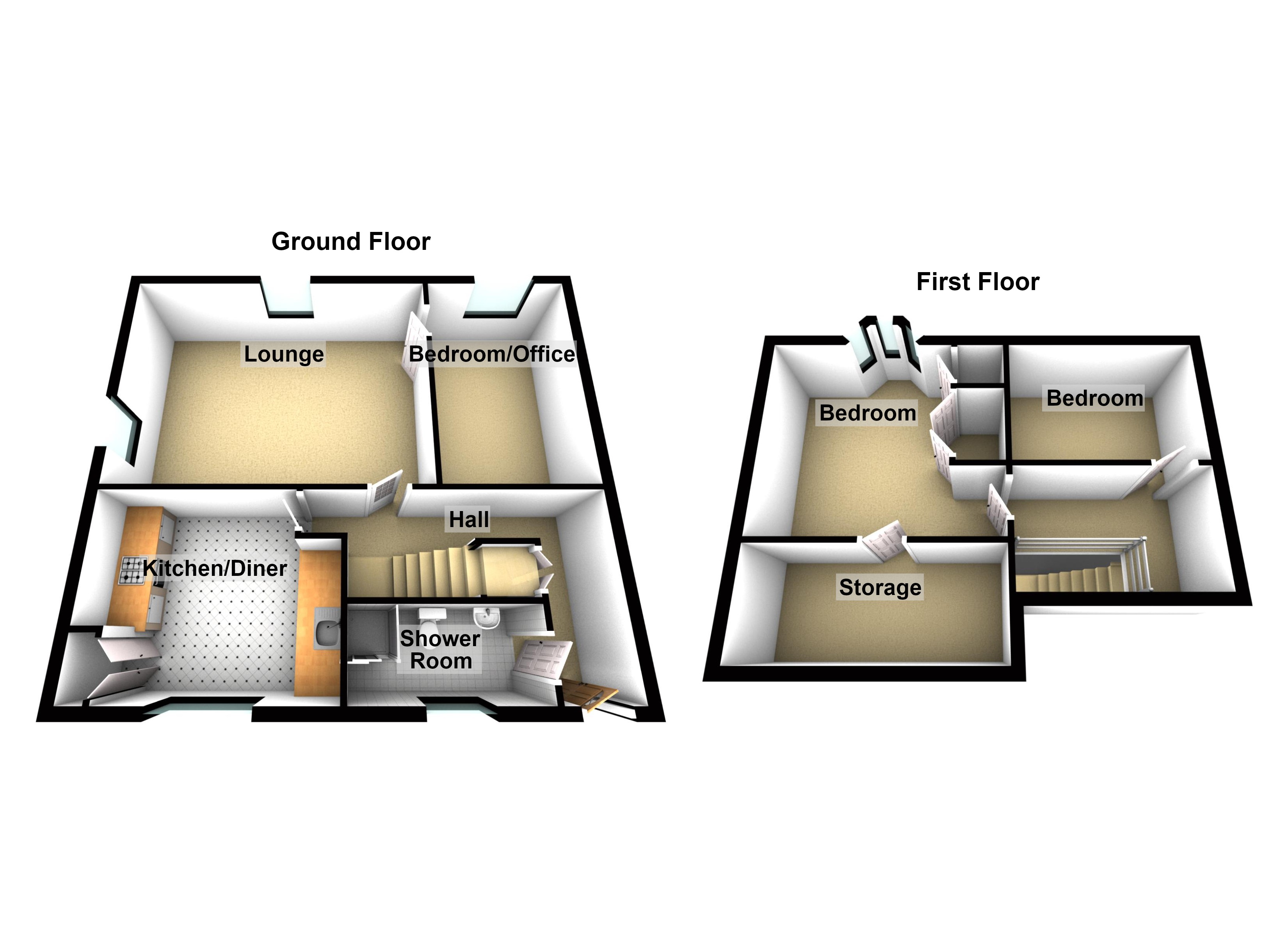 3 Larchbank, Balmoral Road, Blairgowrie floorplan